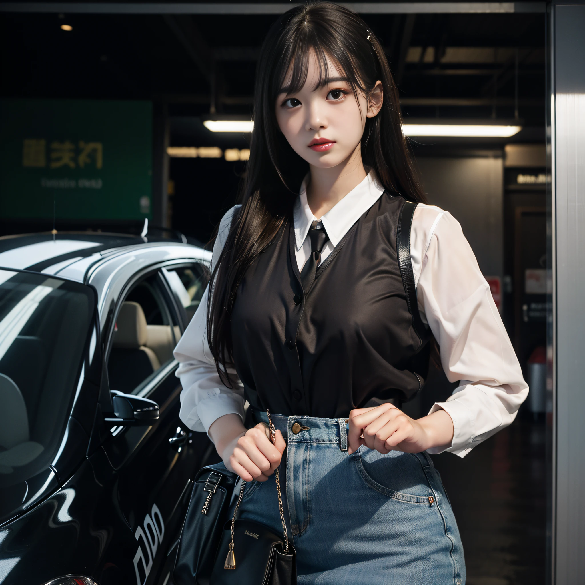 (8k, RAW photo, best quality, masterpiece: 1.7), (realistic, photorealistic: 1.7), 1 high school girl, commuting, voyeur