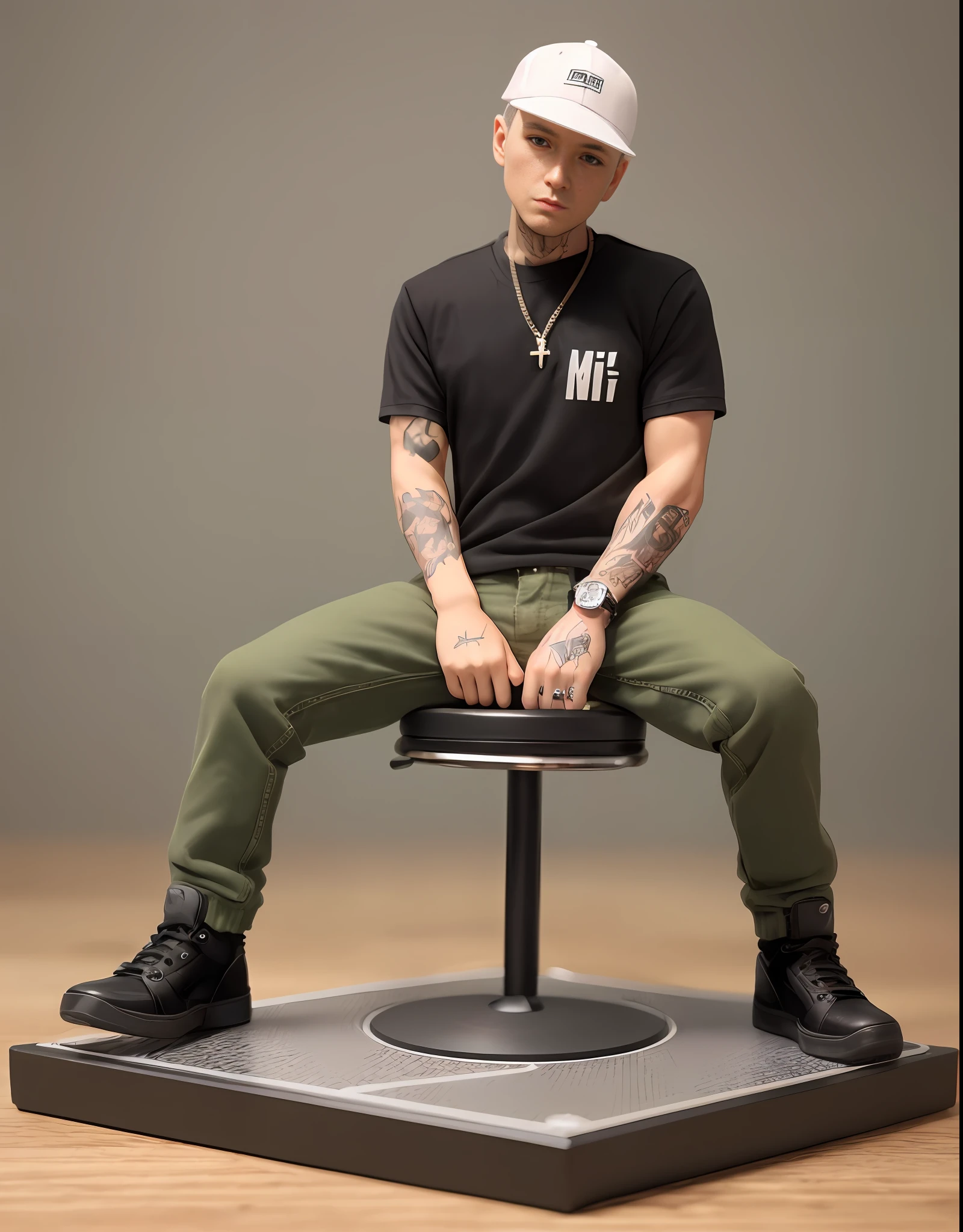 cbzbb , Eminem full body miniature playing cbzbb collectibles , Eminem full body miniature playing collectibles vinyl style disco footrest another reality in excellent quality evolution 8k natural lighting foot holder a cd 💿