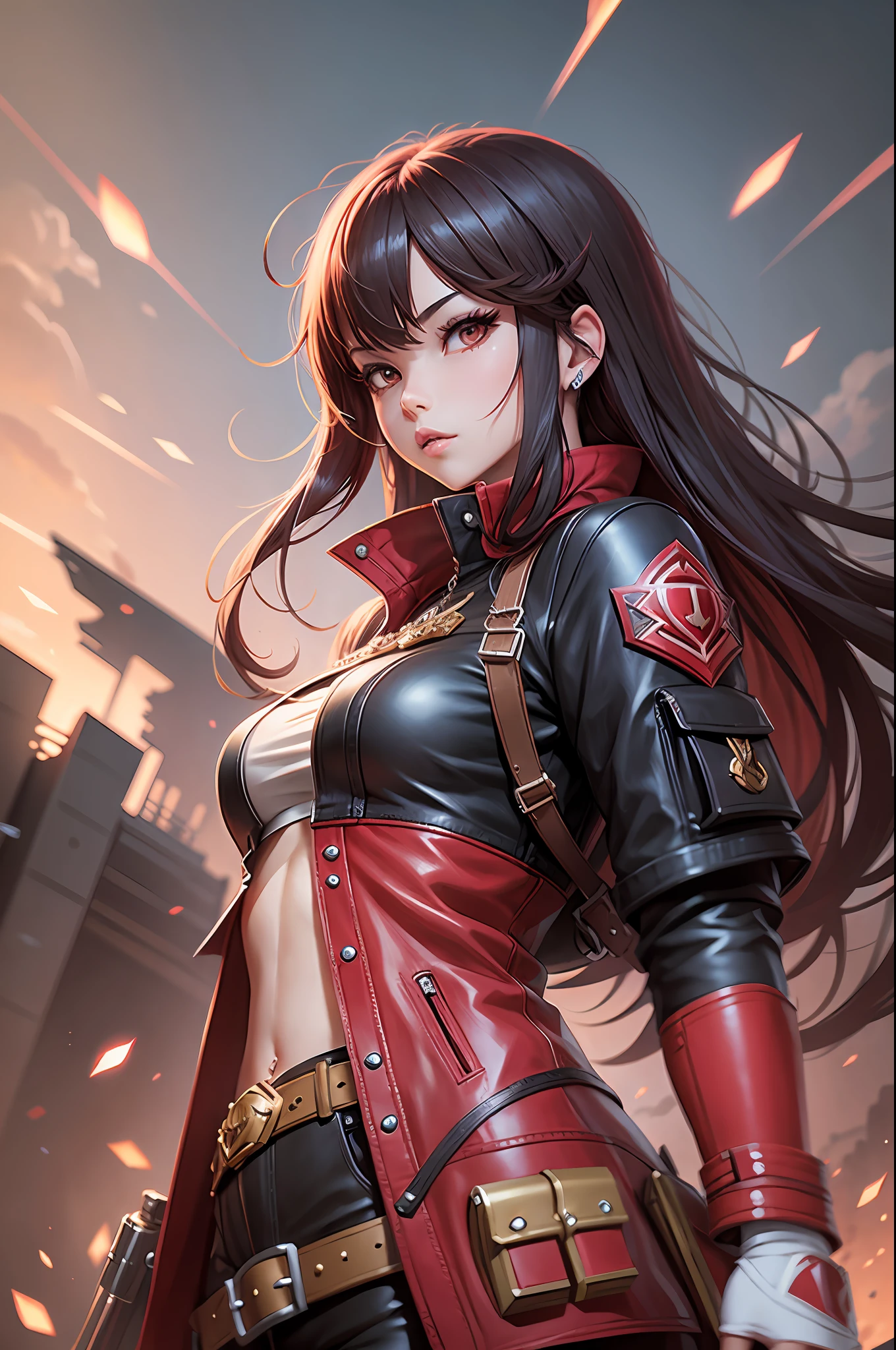 Ruby Mobile Legends BangBang anime, HD, HQ, artstation, ilustração digital --auto --s2