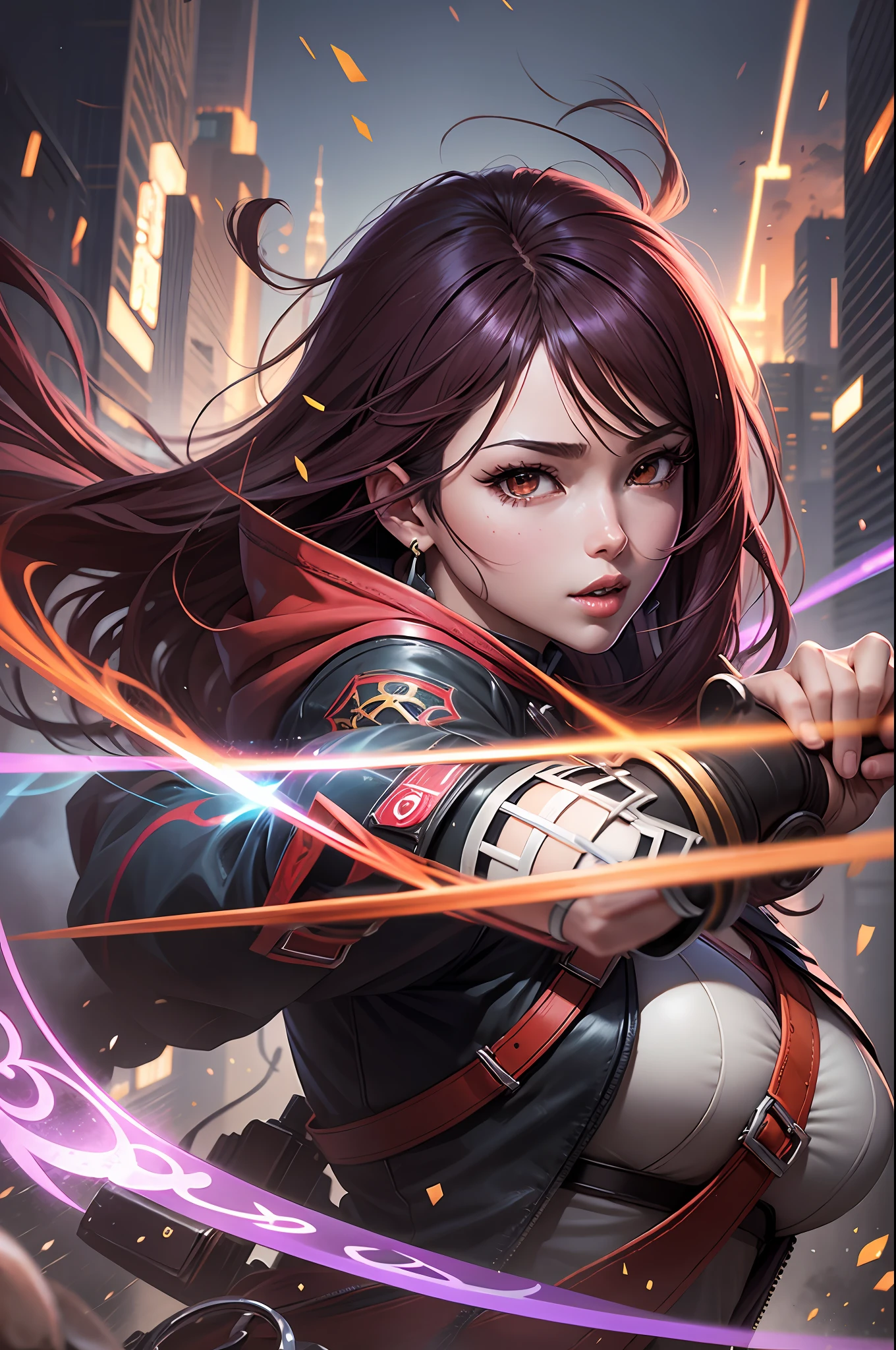 Ruby Mobile Legends BangBang anime, HD, HQ, artstation, ilustração digital --auto --s2