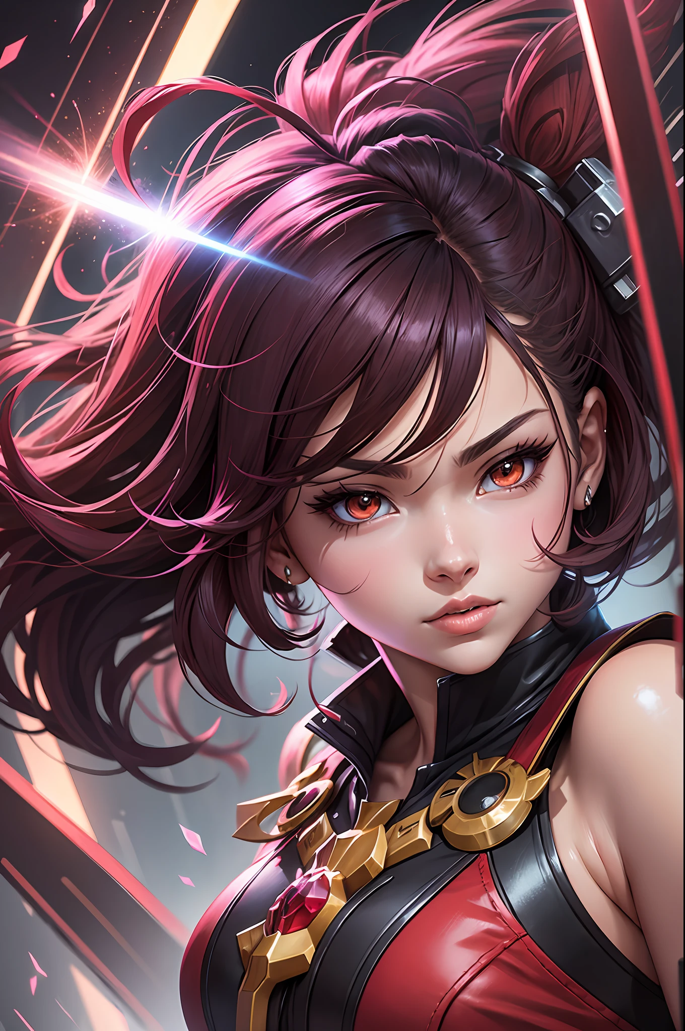 Ruby Mobile Legends BangBang anime, HD, HQ, artstation, ilustração digital --auto --s2
