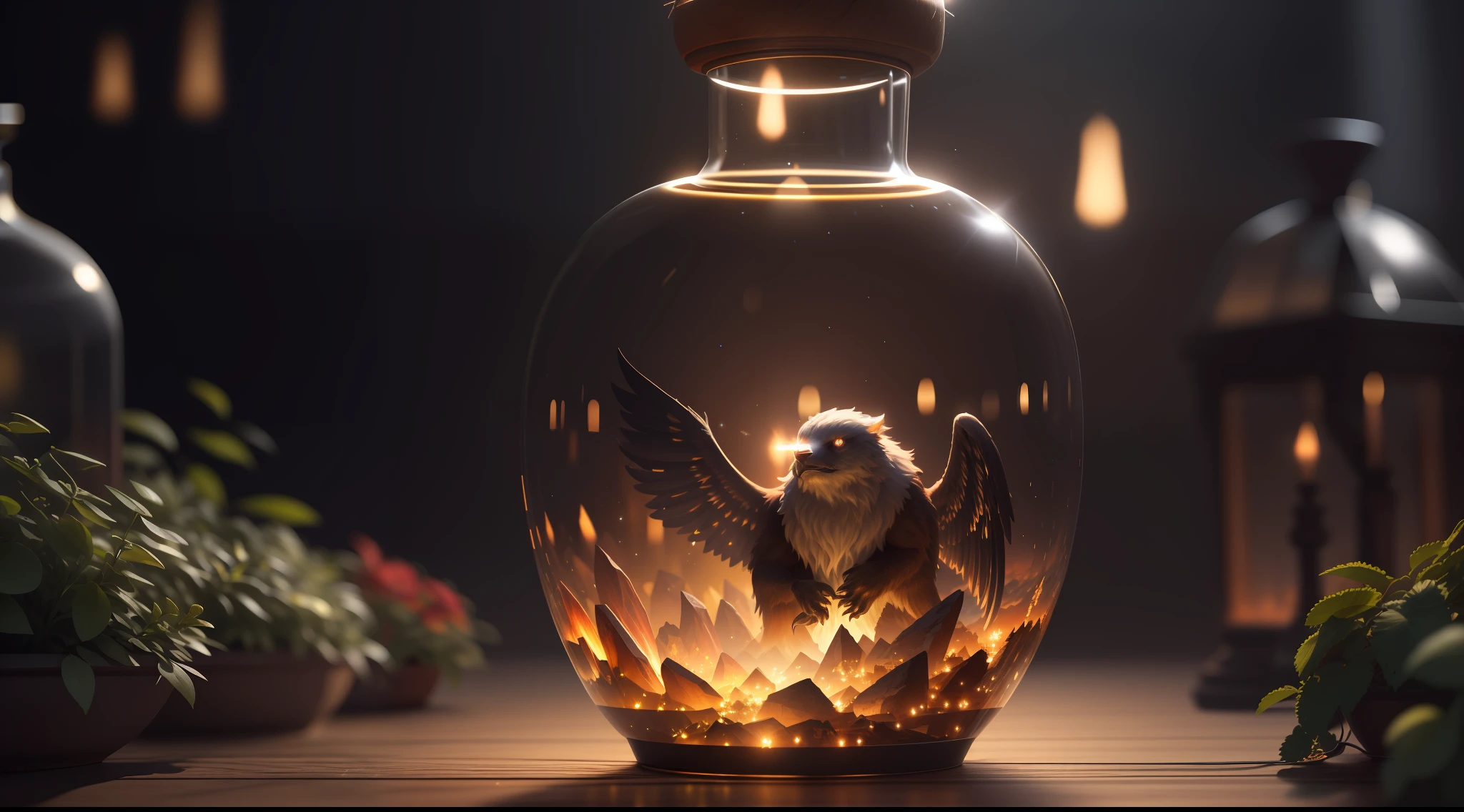 spirits, realistic image, lights, lighting, high details, 8k, high-quality:: dof, --ar 2:1