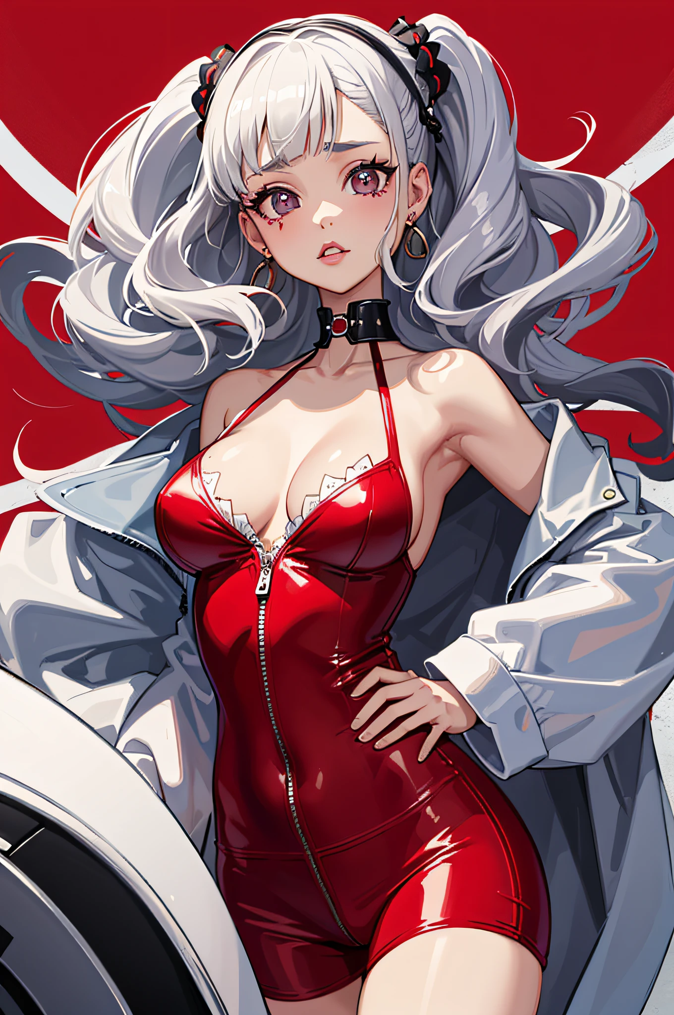 8k, ultra hd, details, doja cat face, female character, doja cat rapper, front position, red body, full bloody body red color, 3d, blender 3d style art, dripping oily blood, white background, album cover style art, futuristic, blood bubbles, DOJA CAT, DOJA CAT, DOJA CAT FACE, DOJA CAT FACIAL EXPRESSION, DOJA CAT TRAITS