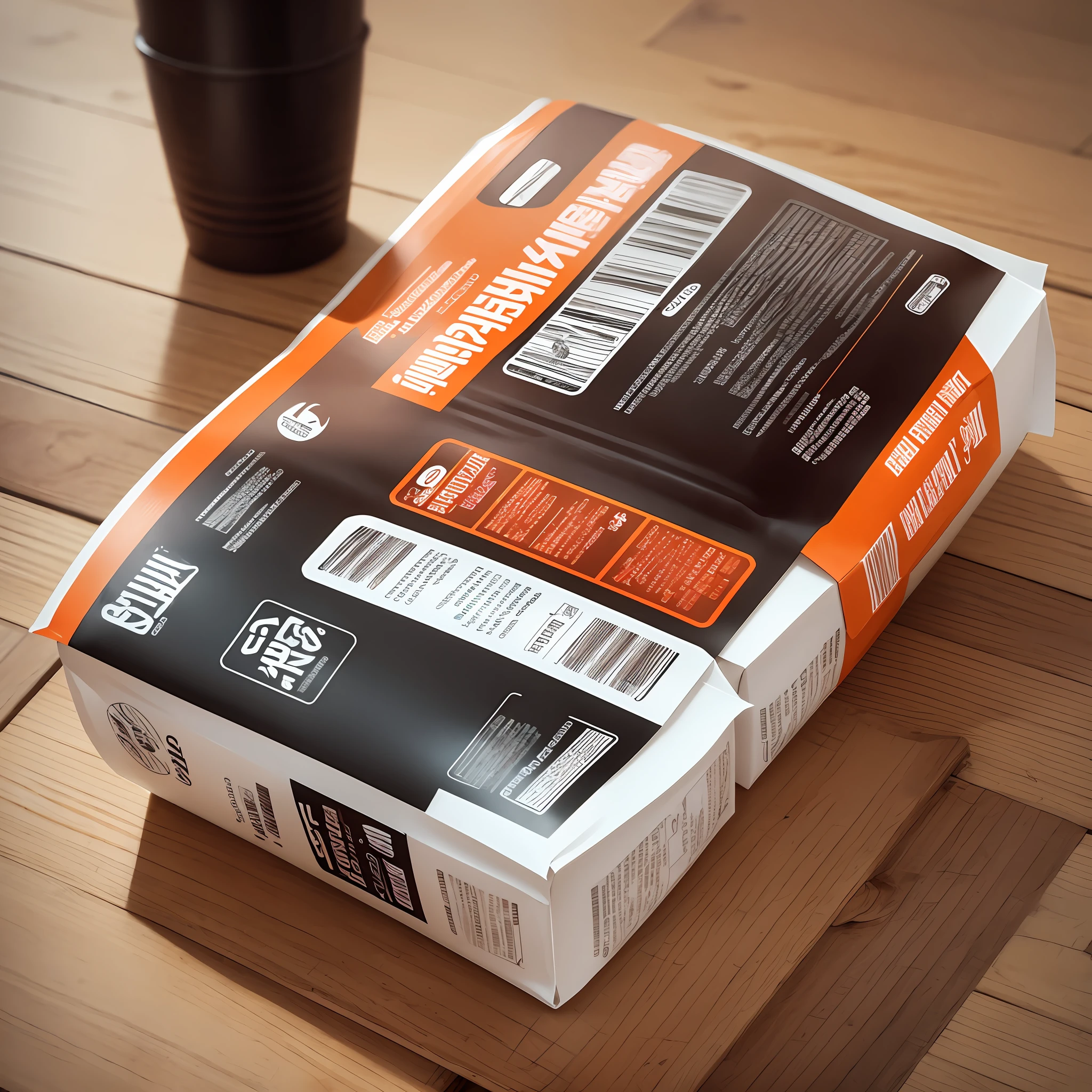 Very good-looking pure milk packaging, warm color, lively style