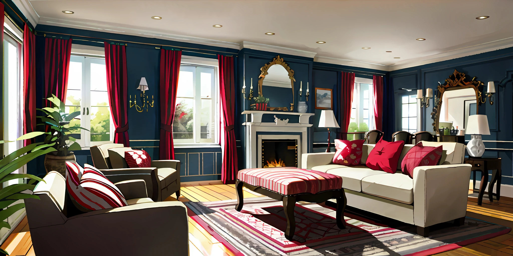 Home Interior Fashionable European California