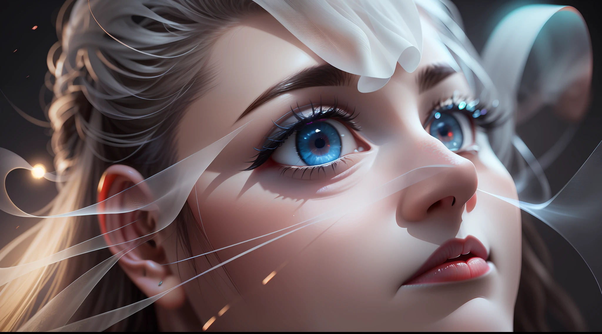 mediumship, realistic image, lights, lighting, high details, 8k, high-quality:: dof, --ar 2:1