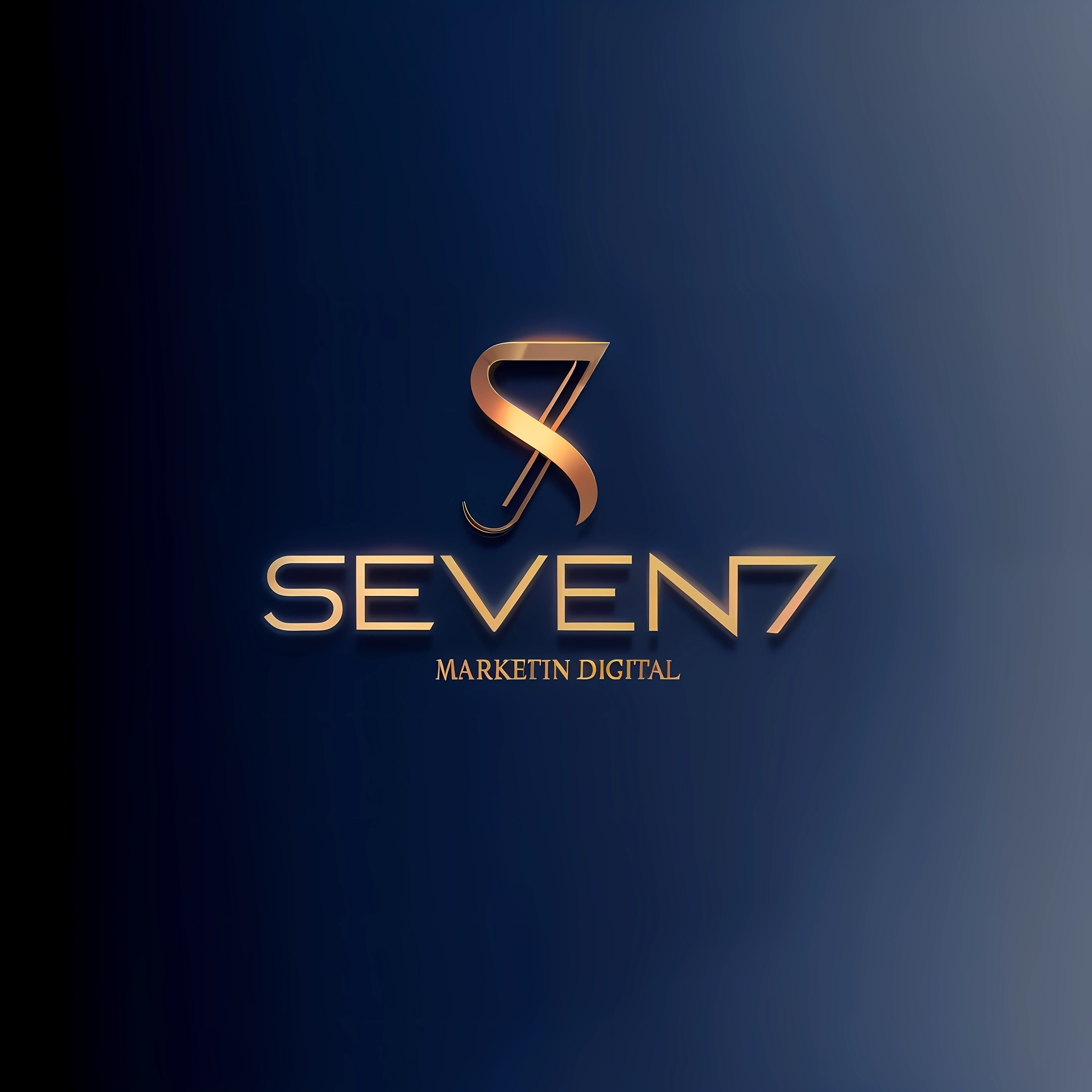a close up of a logo for seven seven marketing digital, seven, 7, seventies, 3 d logo, logo concept design, by Joseph Severn, logo, logo, n7, n 7, logo design, header with logo, l7m, loadscreen”, logotype design, by Steven Belledin, minimalistic logo, clean logo design --auto --s2