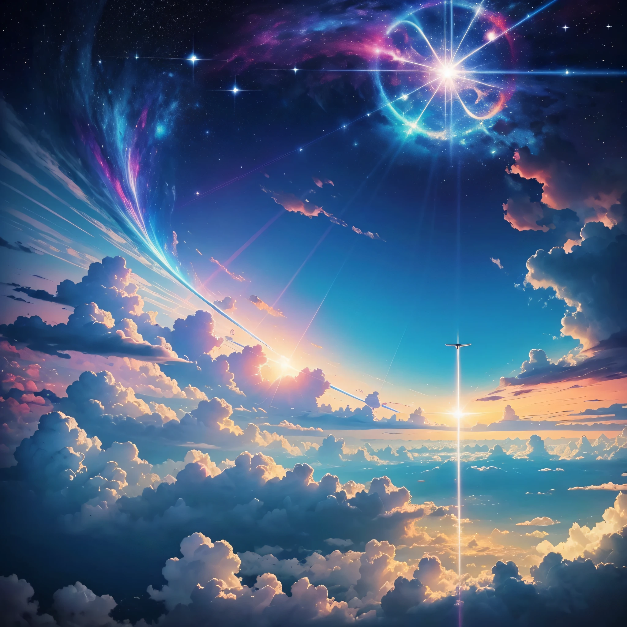 sky, infinite light, spiritual --auto --s2