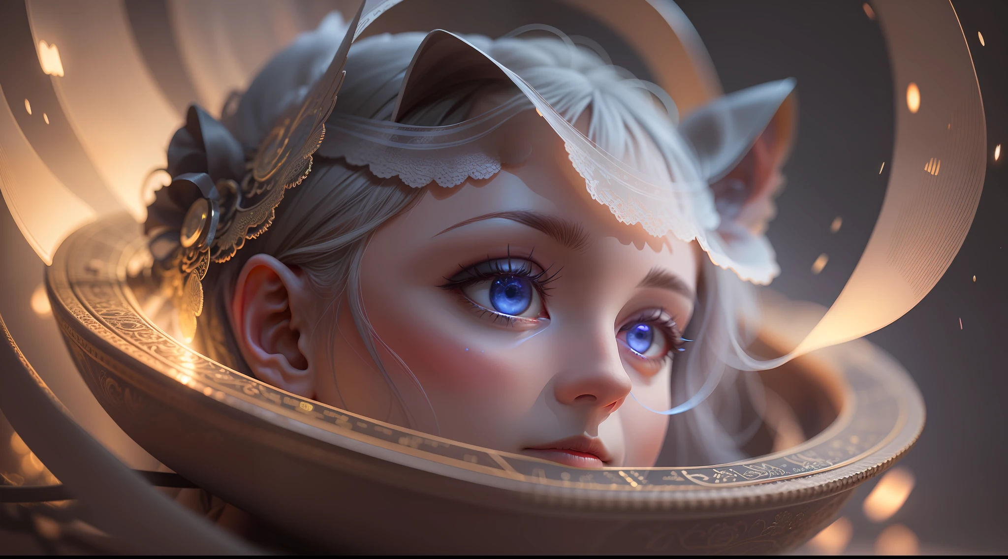 mediumship, realistic image, lights, lighting, high details, 8k, high-quality:: dof, --ar 2:1