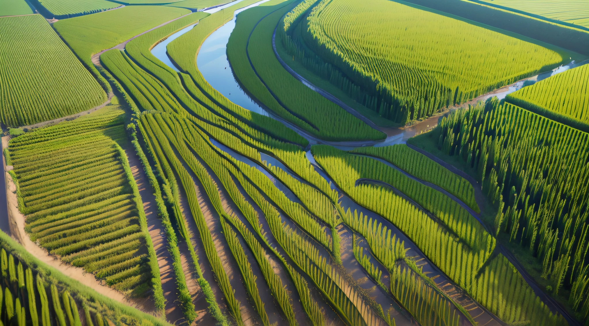 bird, Rice Fields, upperl body, 8k resolution, Higher quality, Perfect composition, There are no humans, Cinematic lighting, high detail, UHD, textured skin, super detail, high details, high quality, award winning, best quality, highres --auto --s2