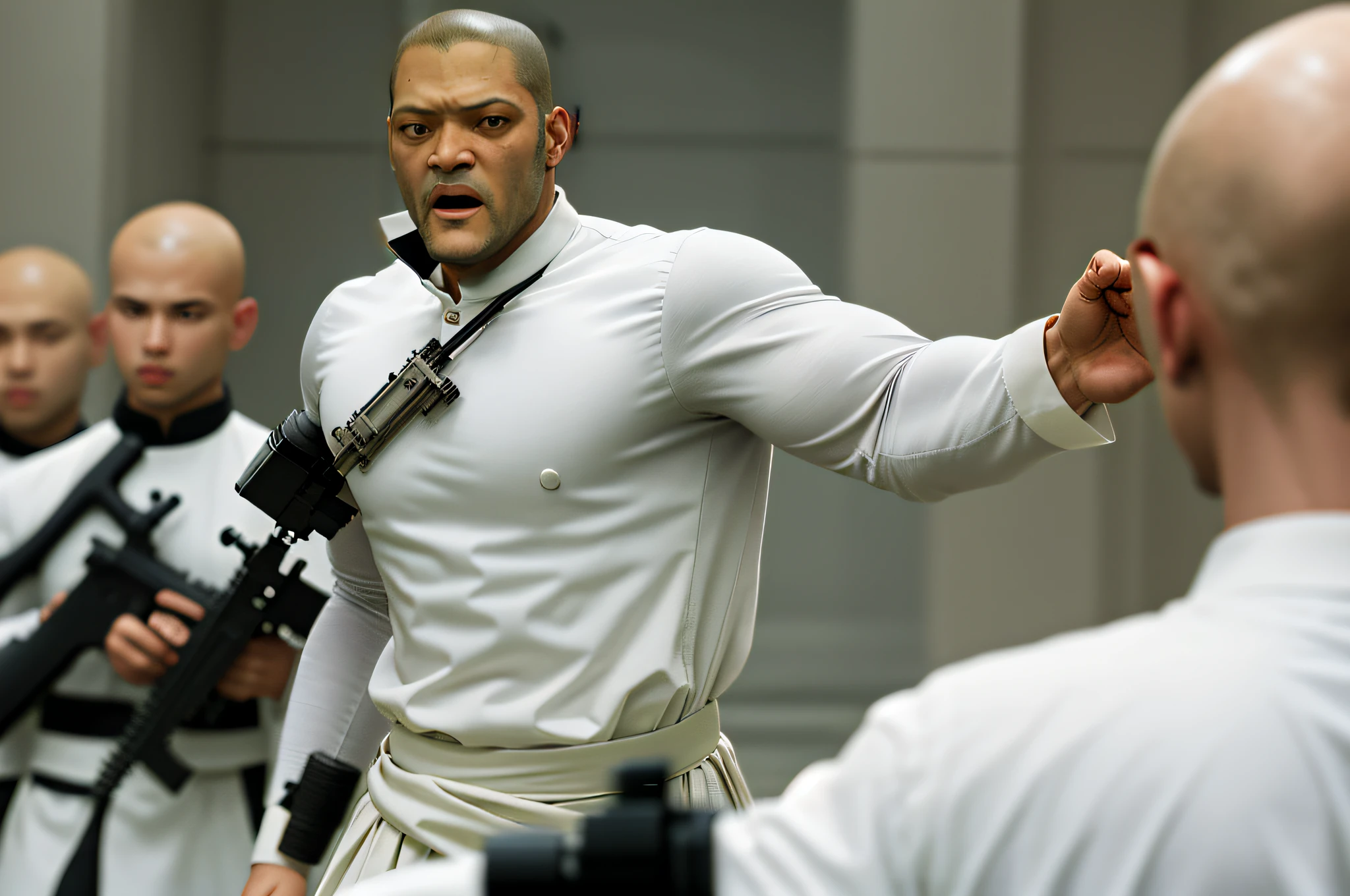 (((laurence fishburne))) yelling