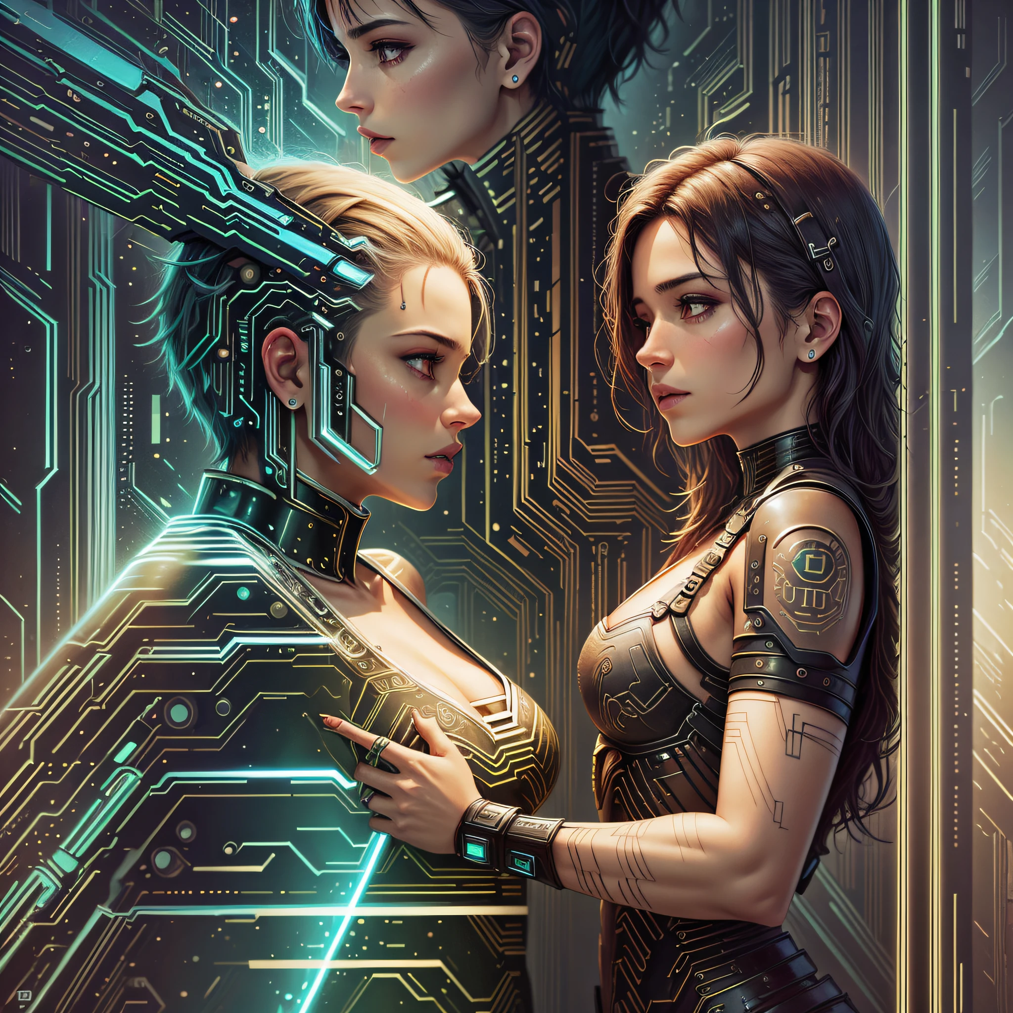 Suggestion book cover Lesbian dystopia, Brazil, Latino --auto --s2