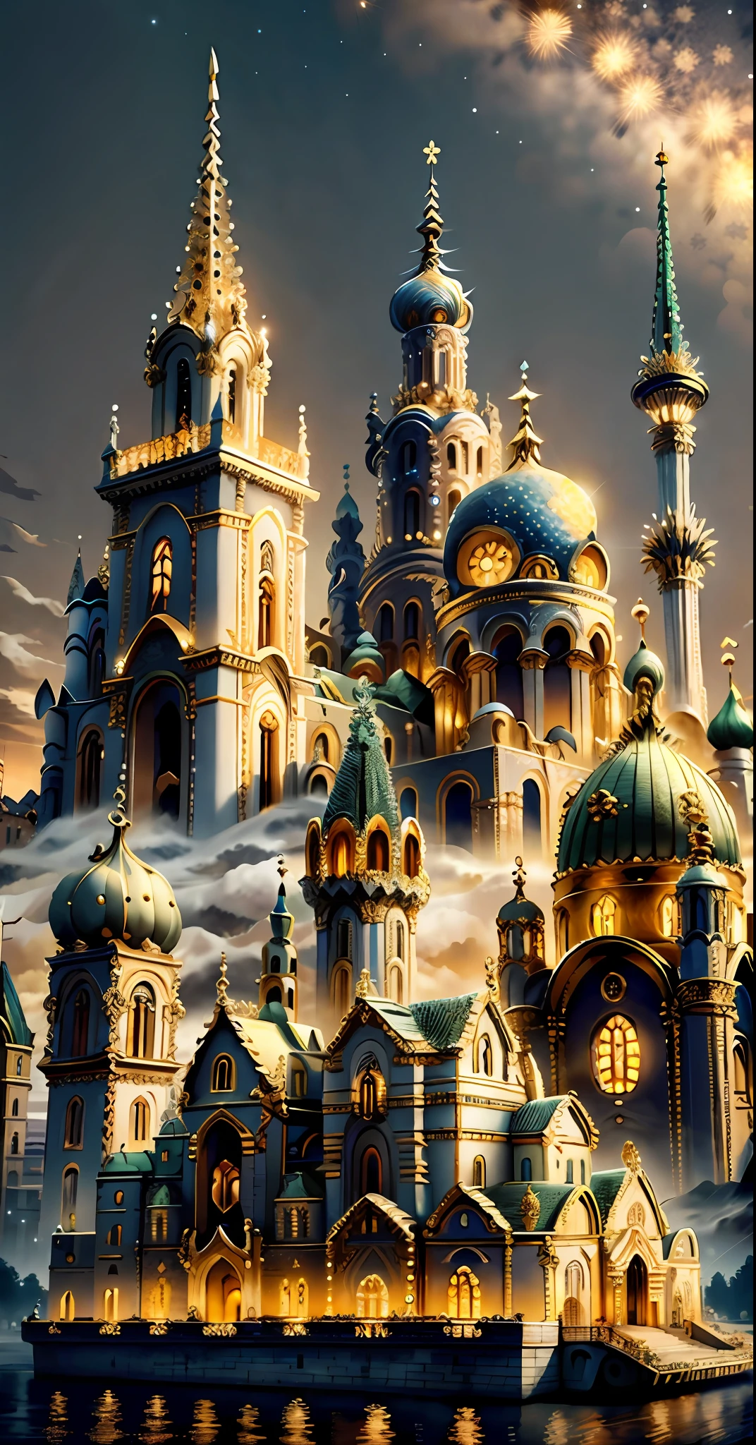 IvoryGoldAI city at night