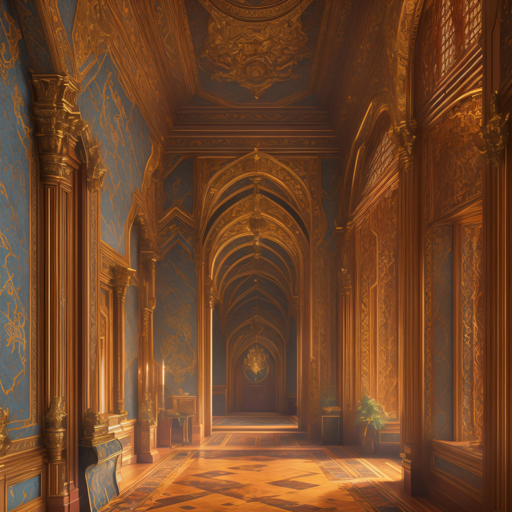 a Demon in a The Palace of Dream, Refined, Lavish, Imperceptible detail, in the style of Edward Moran, 8k resolution --auto --s2