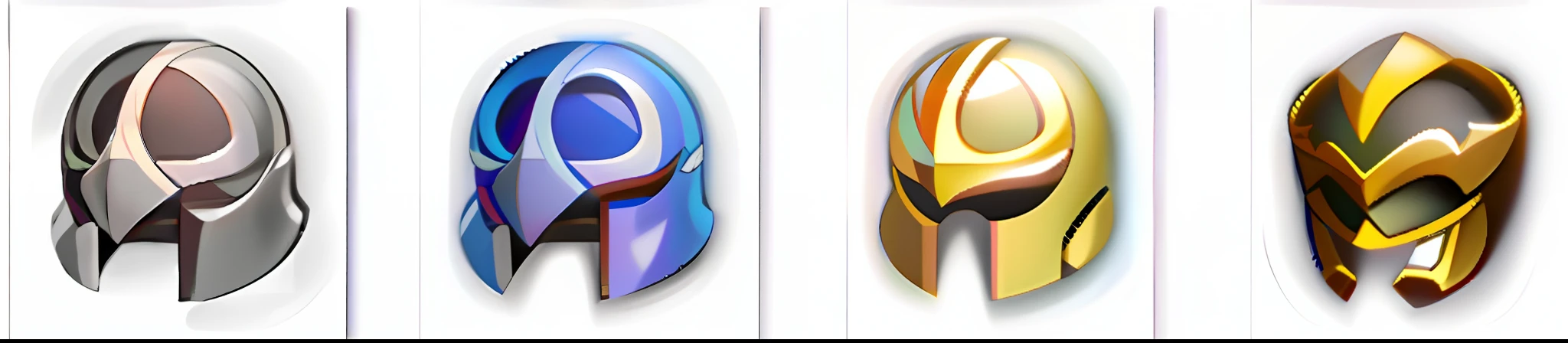 Helmet, beautiful helmet detail, game icon, game character head design, 8K