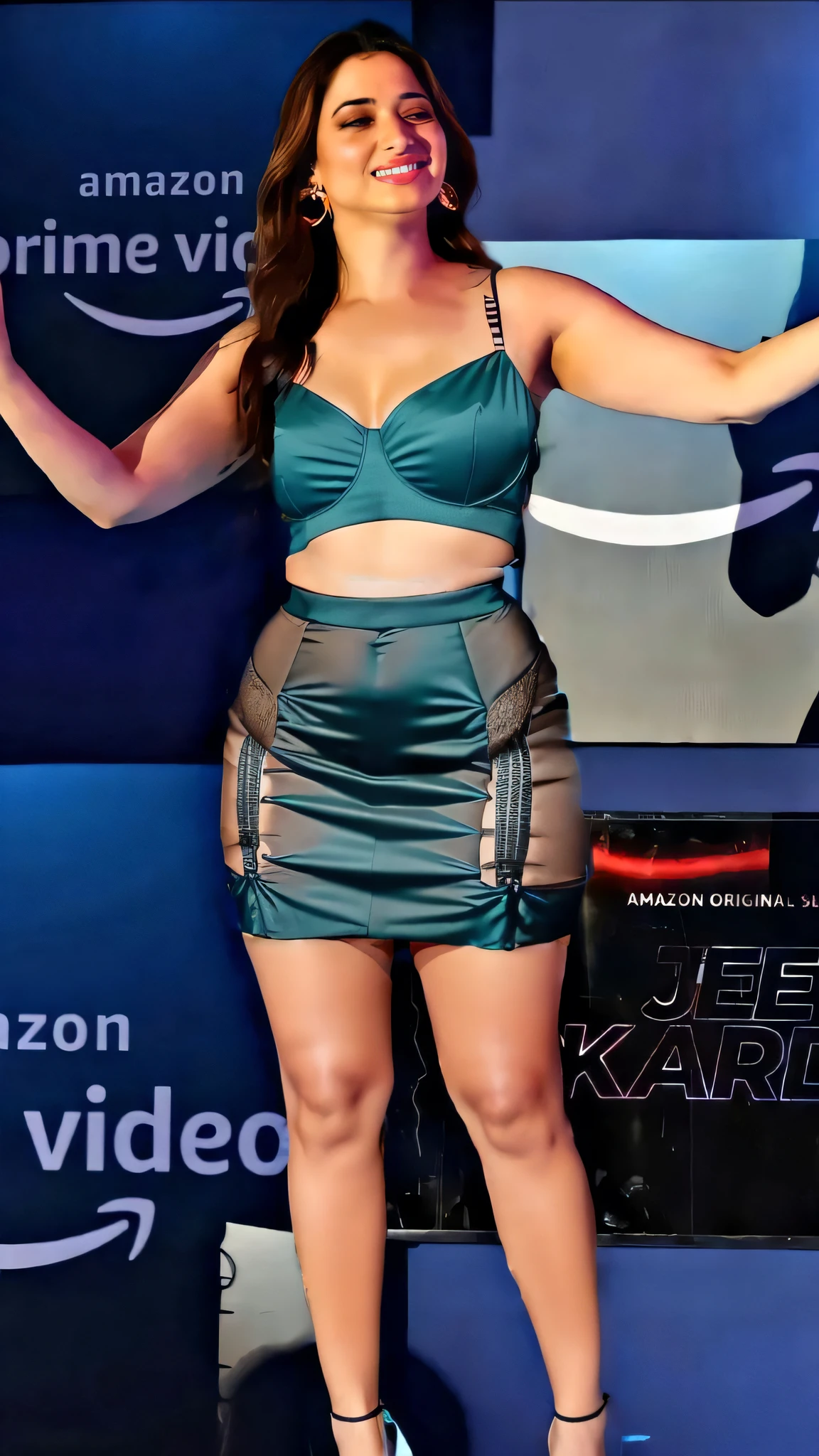 (masterpiece), best quality, ultra-detailed, ()sexy short mini skirt,(sexy thighs:1.2), erotic pose, black stockings, high heels, dimly lit room, intimate atmosphere.