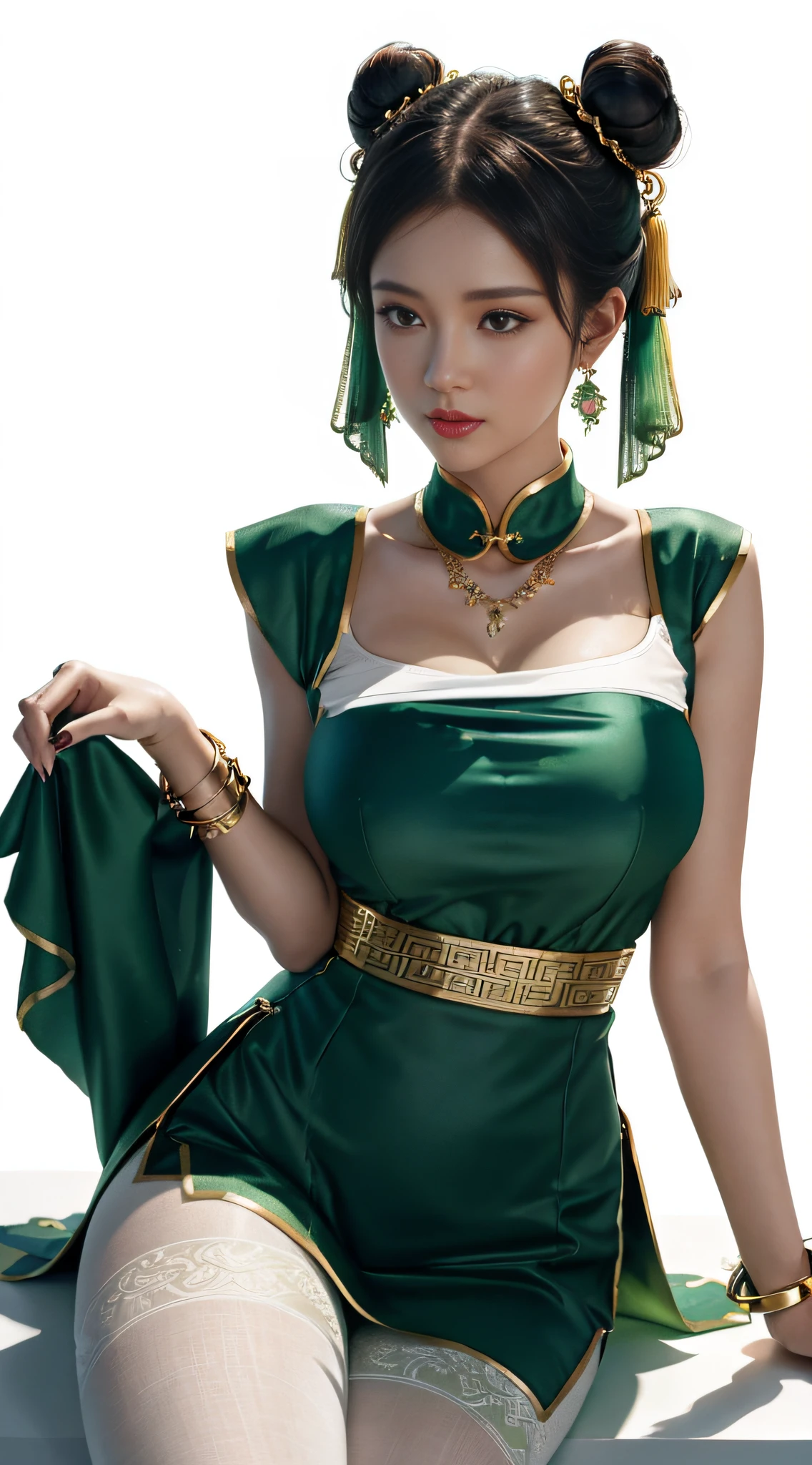 White cloth covers the chest