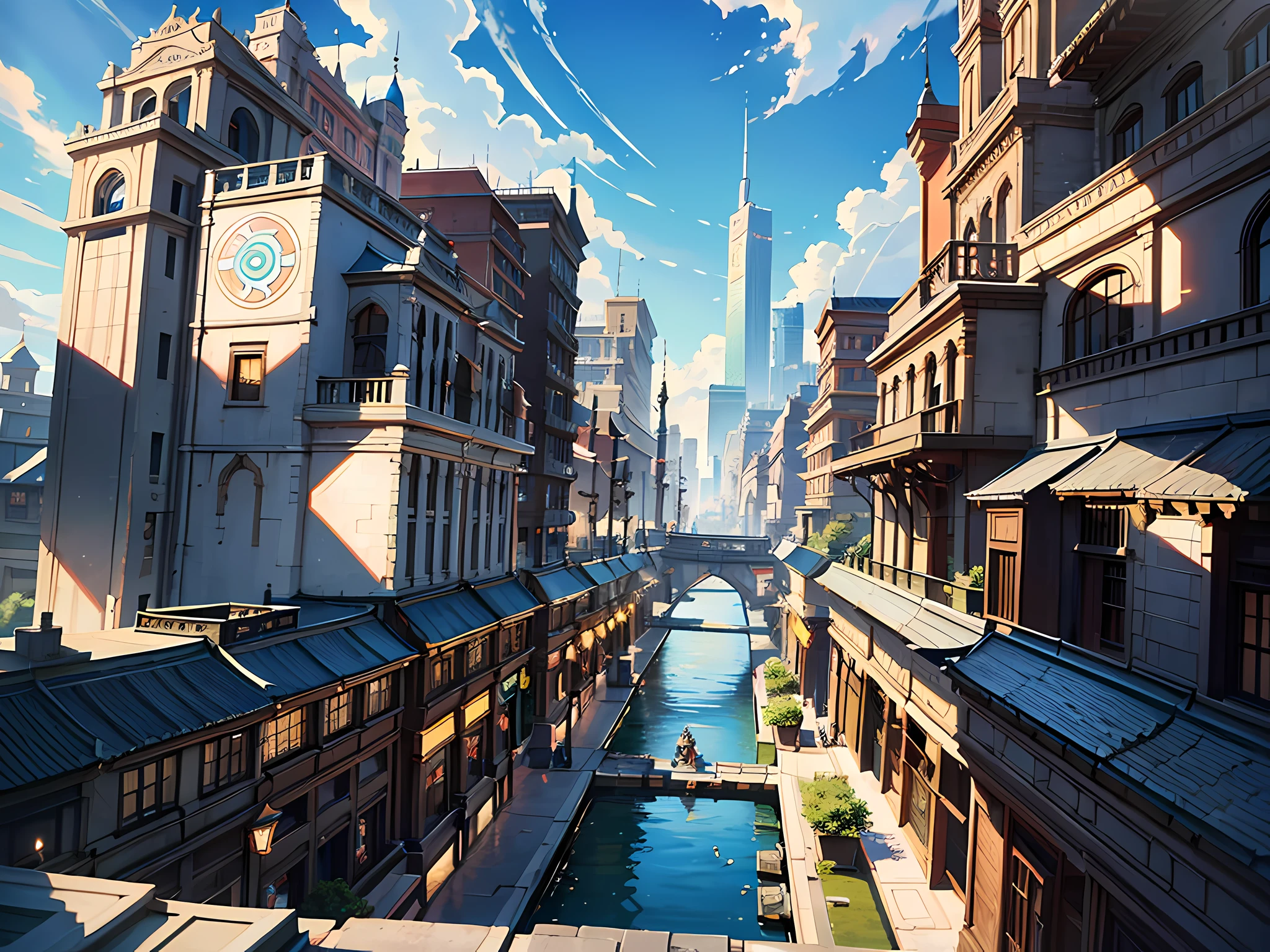 a group of people standing around a large circular object, lineage 2 revolution style, game cg, aion, from ncsoft, tekken 7, unreal engine render saint seiya, dynasty warriors, blade and soul, cgworld, from lineage 2, wanda, <mmorpgs scene, 王琛, mmo, dead or alive 6
