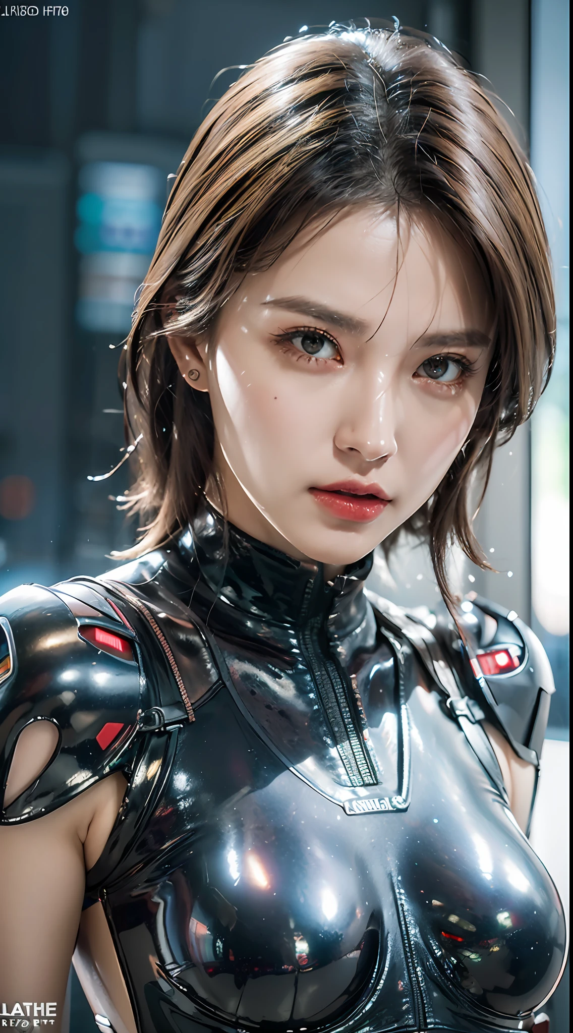 ((Best Quality)), (Masterpiece)), (Details:1.4), 3D, Beautiful Cyberpunk Woman Image,HDR (High Dynamic Range),Ray Tracing,NVIDIA RTX,Super Resolution,Unreal 5,Subsurface Scattering,PBR Texturing,Post-Processing,Anisotropic Filtering,Depth of Field,Maximum Clarity and Sharpness, Multi-layer textures, albedo and specular maps, surface shading, accurate simulation of light-material interactions, perfect proportions, octane rendering, two-tone lighting, wide aperture, low ISO, white balance, rule of thirds, 8K RAW, lower body ultra-fine,