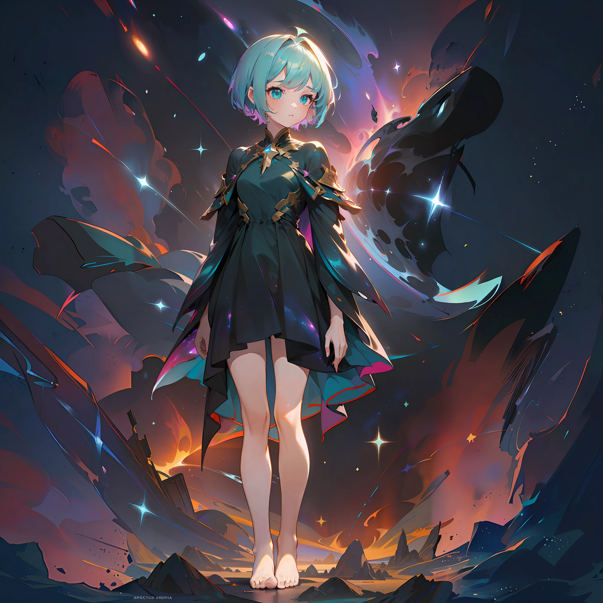 cosmic, nebula, stars