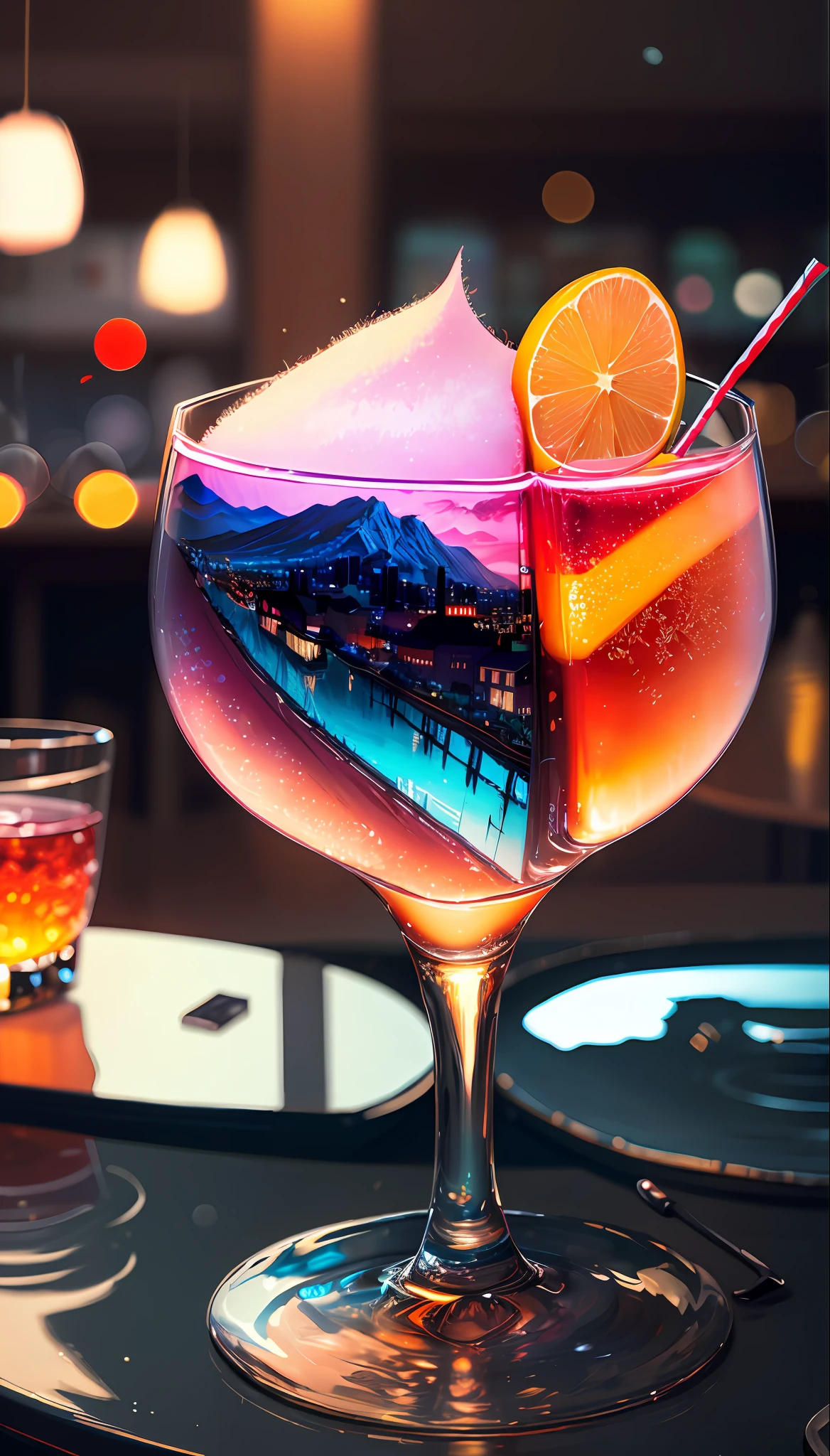 cocktailworld,  scenery, landscape,  street, depth of field , ((blurry background)),
masterpiece, best quality, ultra detail,