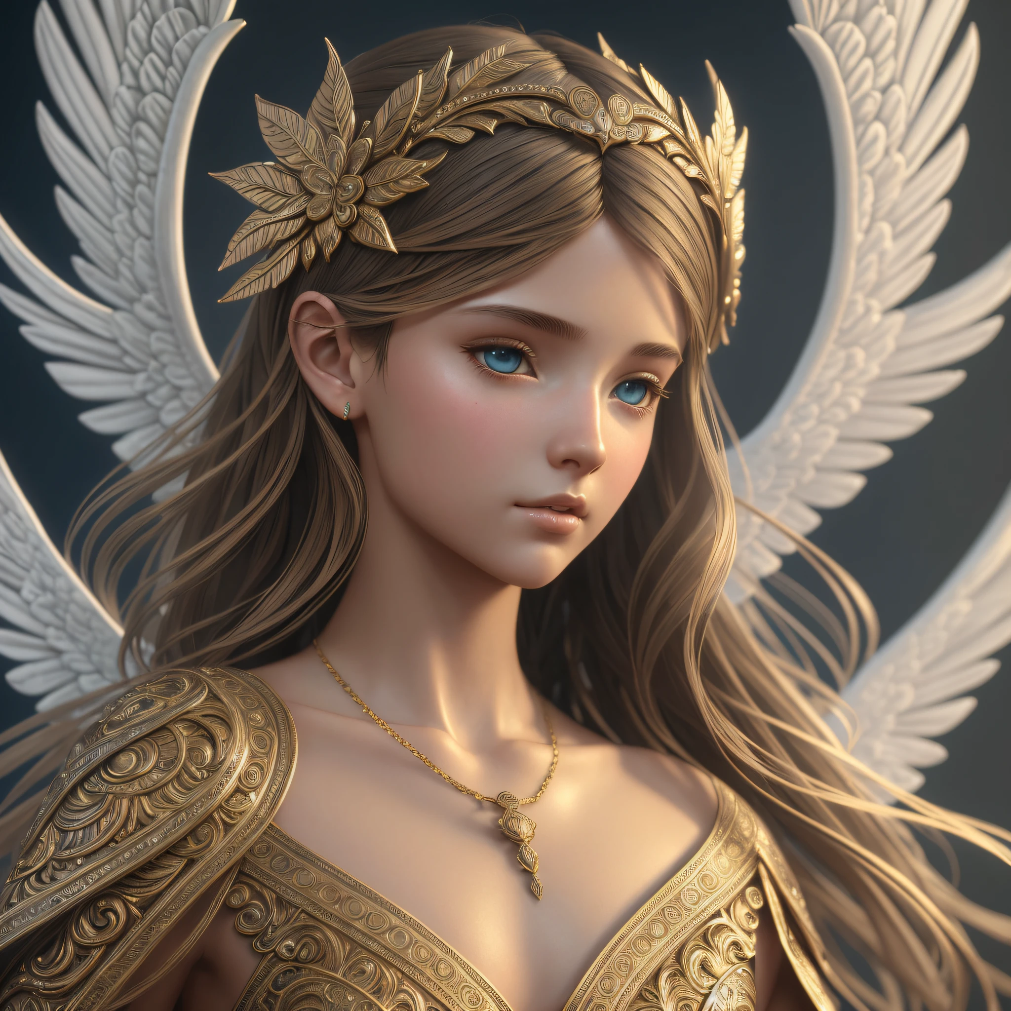 the perfect human model cute angelic girl posing, accurate details, detailed face, fantasy, dramatic, intricate, elegant, highly detailed, digital painting, artstation, concept art, smooth, sharp focus, illustration, art by gustave dore, octane render, 4k