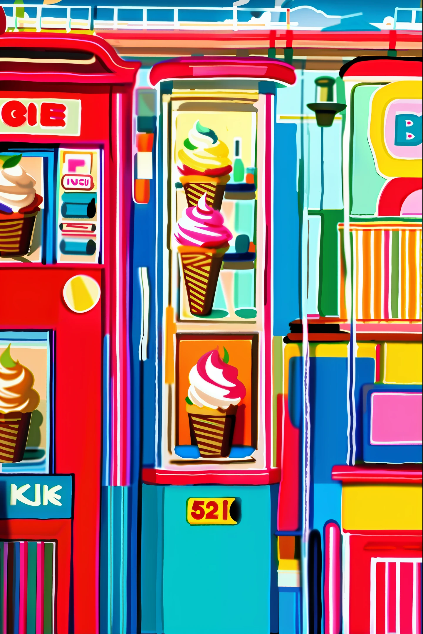 Ice cream poster