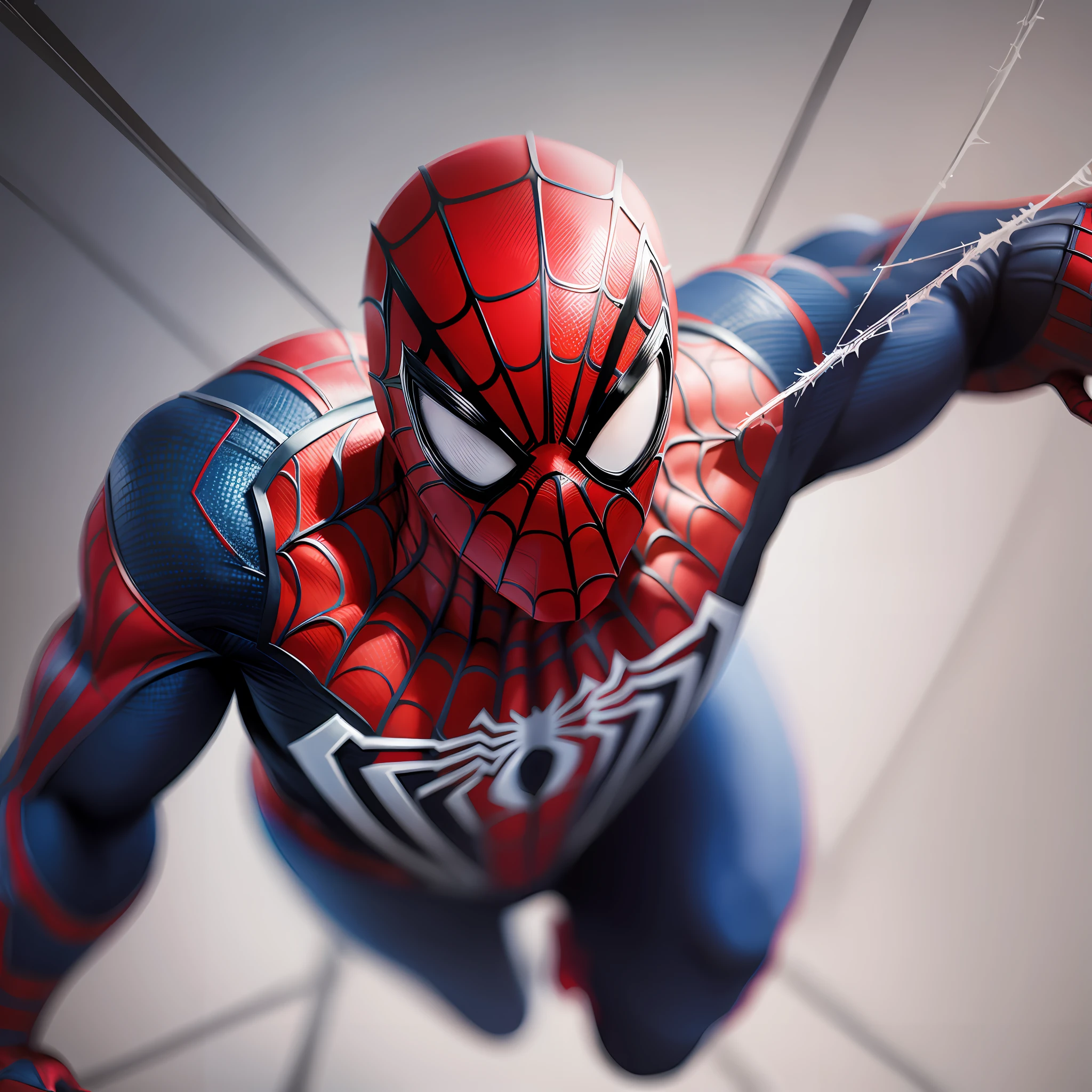 Create spider-man in this style --auto --s2