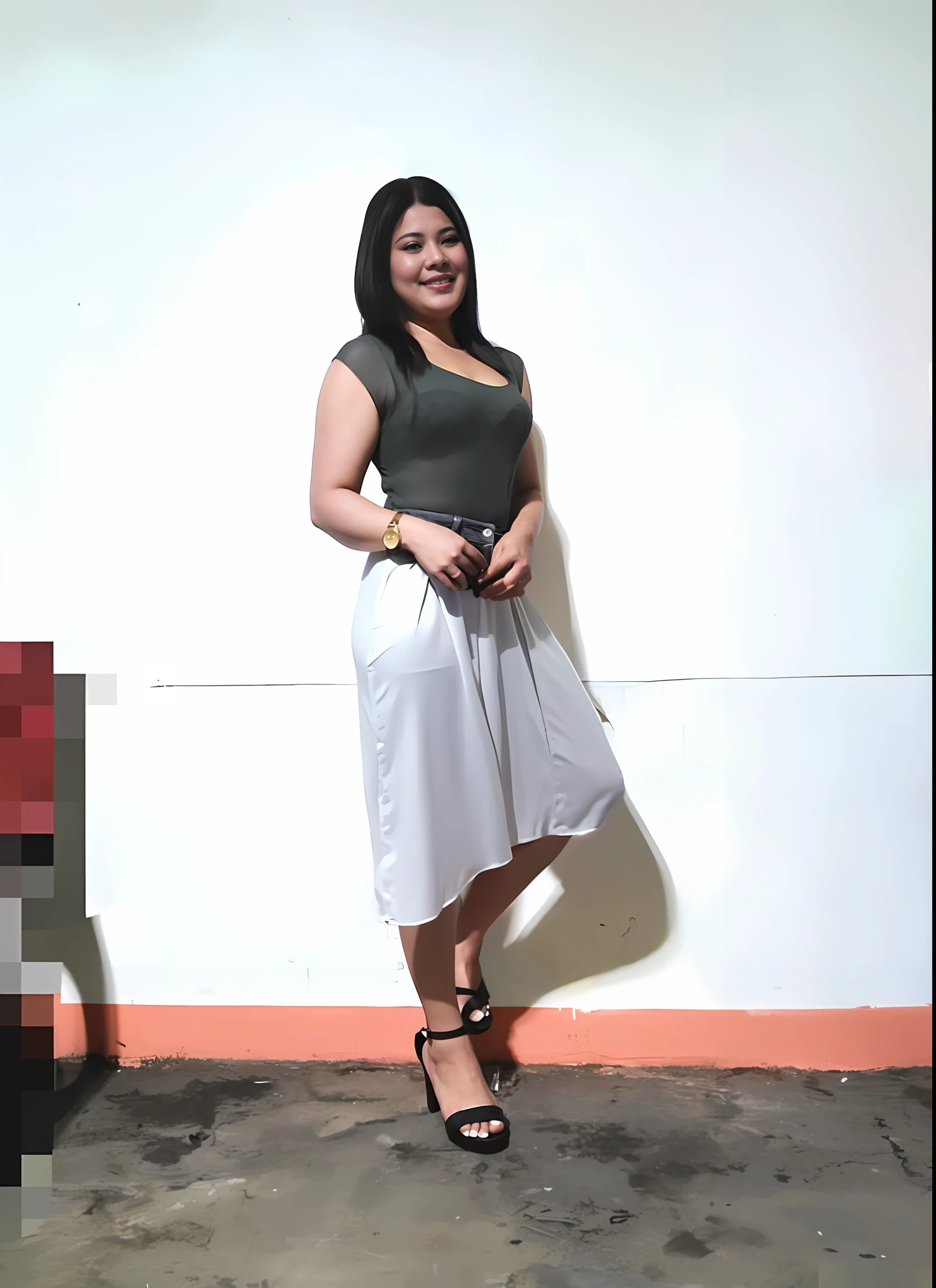 White dress