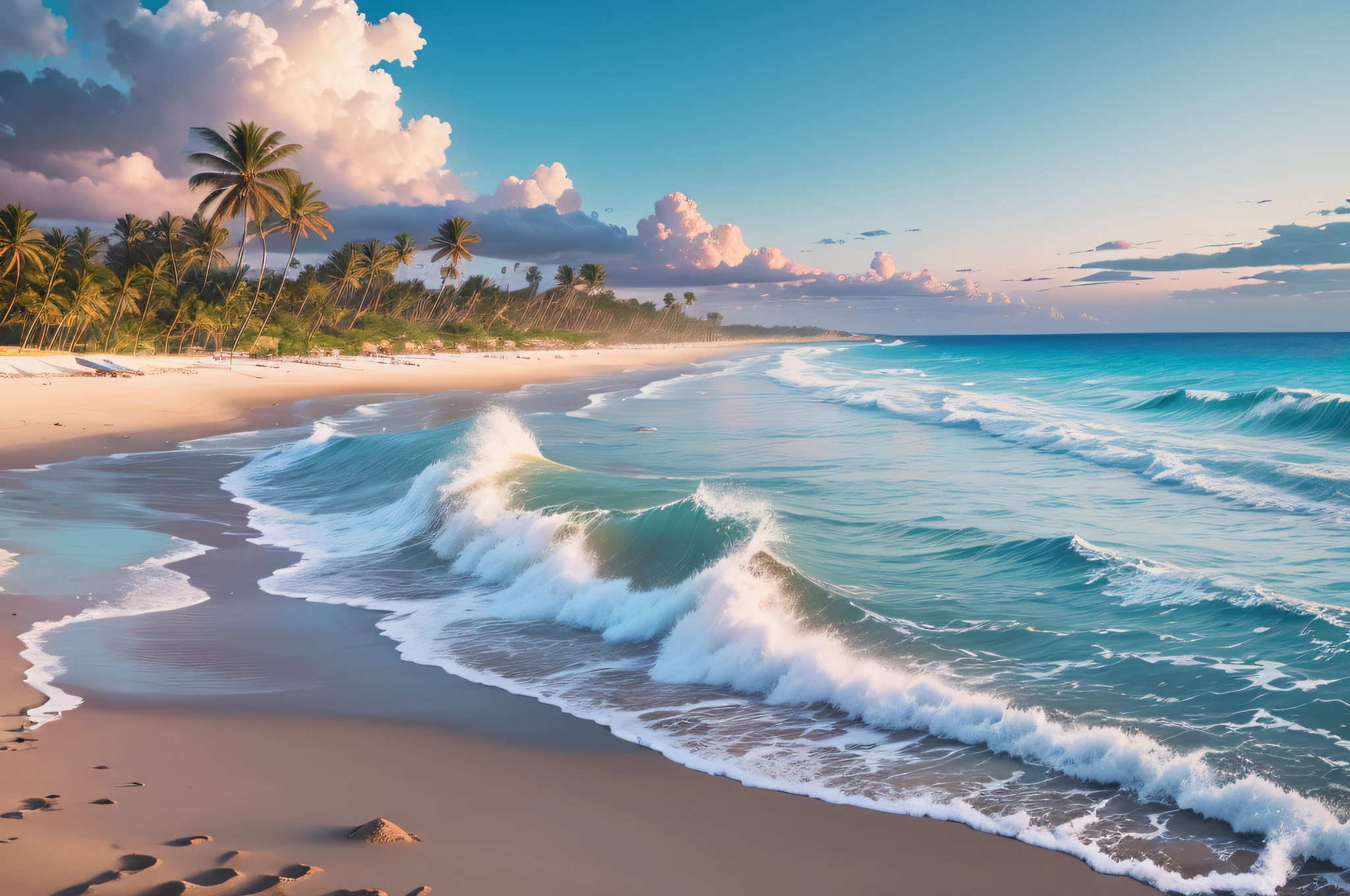 arafly shot of a beach with a wave coming in to the shore, beautiful beach, sunny day at beach, sand and sea, breath-taking beautiful beach, calm sea and beach background, mediterranean beach background, beautiful ocean, sandy beach, beach background, seashore, beach landscape, hawaii beach, tropical beach, white sandy beach, magical beach, tropical beach paradise --auto --s2