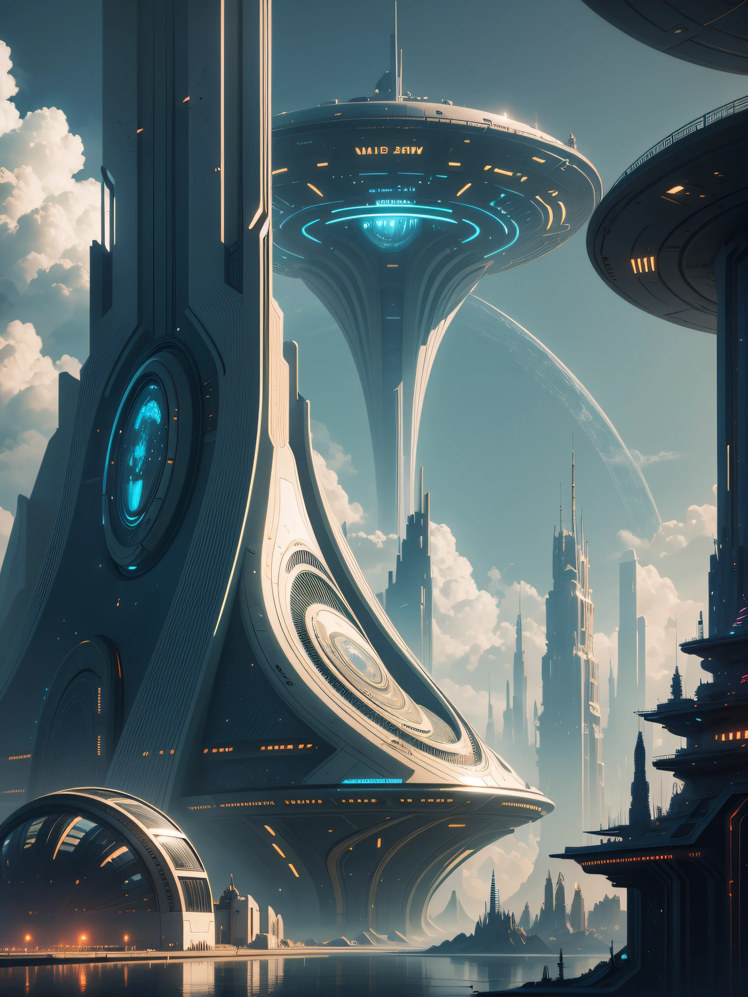 futuristic city, fantasy, 23rd century, USA