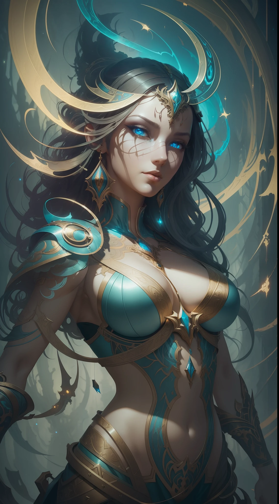 Masterpiece, Best Quality, (Very Detailed CG Unity 8k Wallpaper), (Best Quality), (Best Illustration), (Best Shadows), Absurd, Realistic Lighting, (Abyss), Beautiful Detailed Glow, PeterMohrBacher the art of,