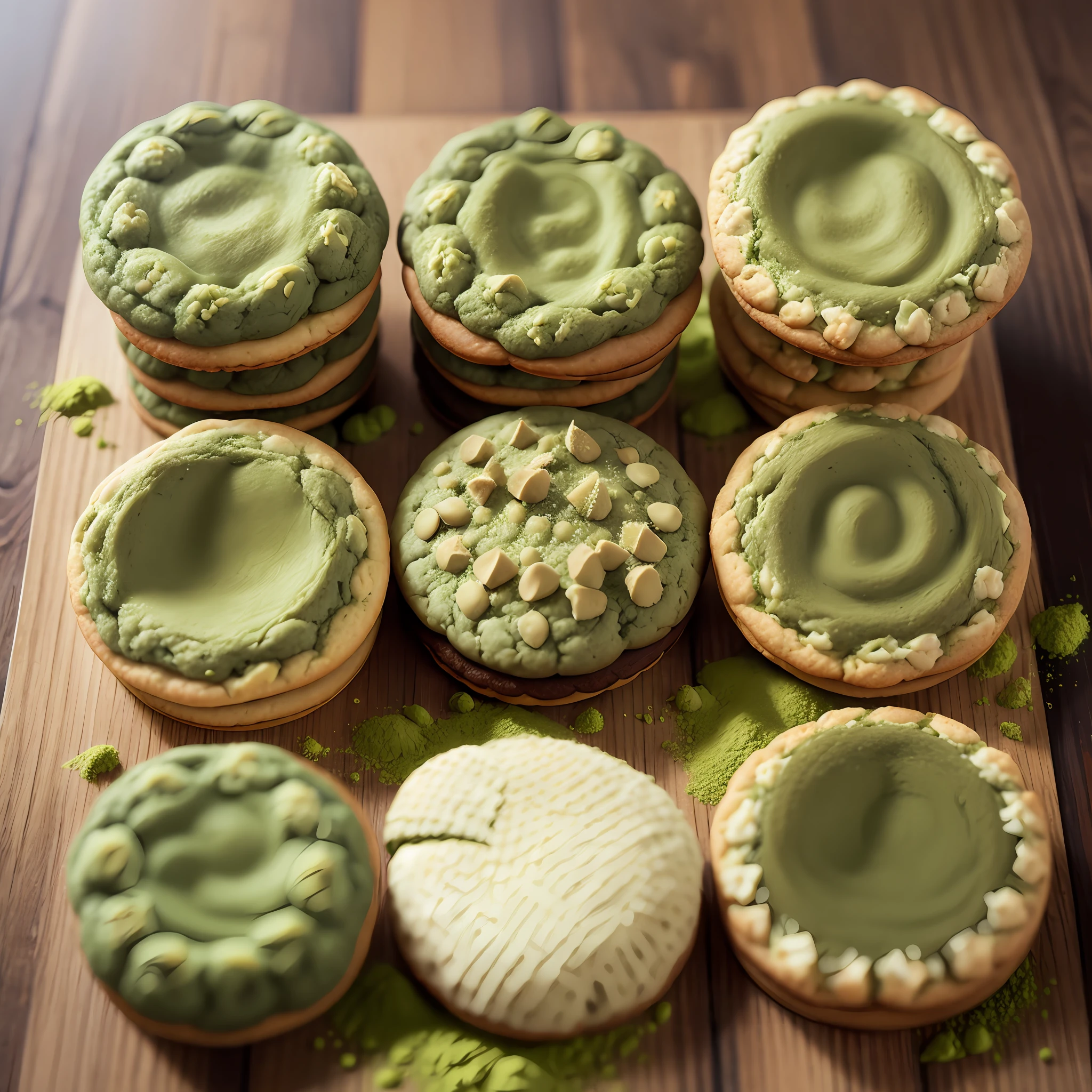 Matcha American cookies --auto --s2