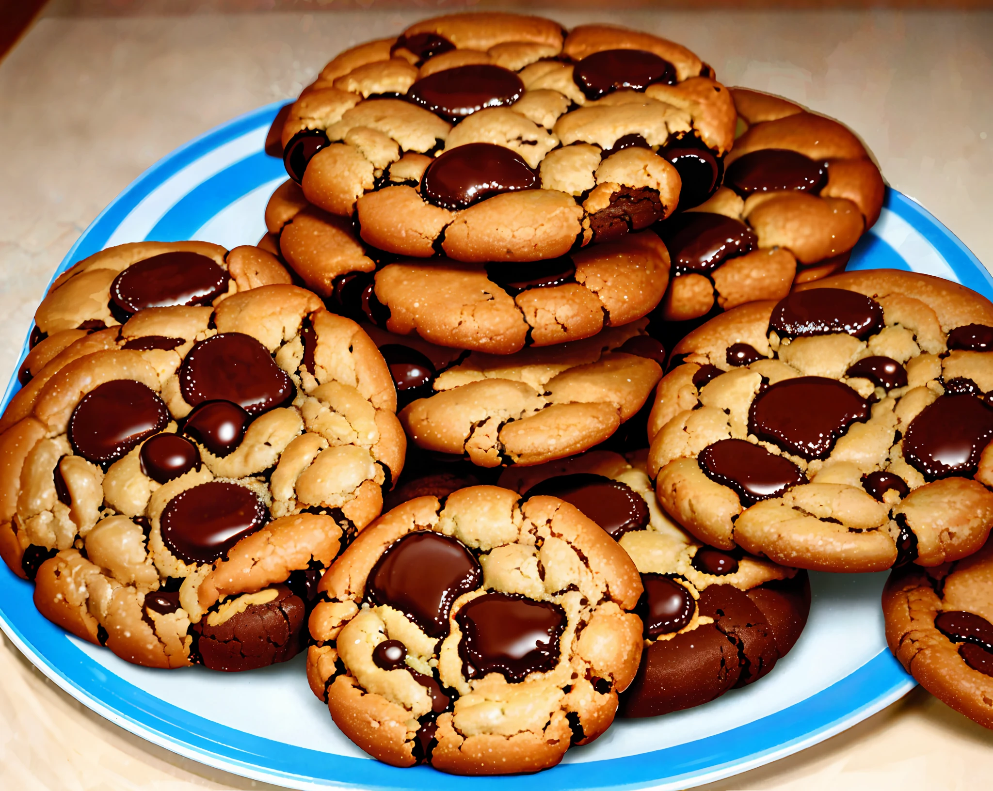 Chocolate. American cookies. Details are needed.