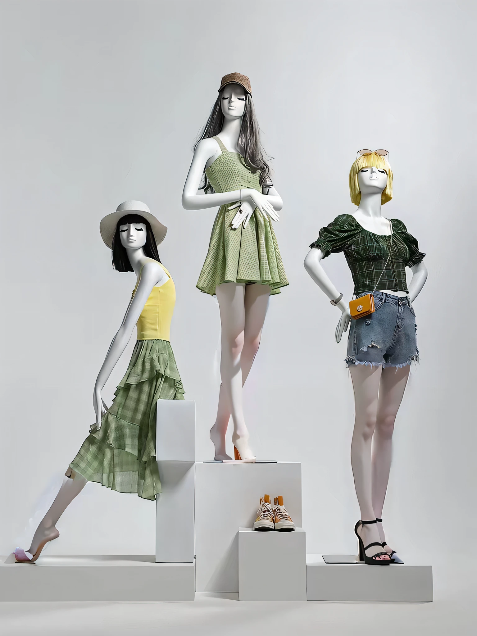 The legs of human females, fair, delicate, and straight