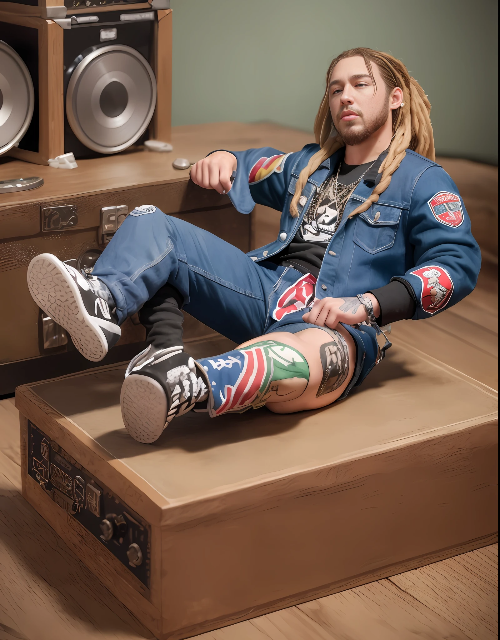 cbzbb ,POST Malone full body miniature playing collectibles cbzbb , Eminem full body miniature playing collectibles footrest vinyl style record another reality in excellent quality evolution 8k natural lighting