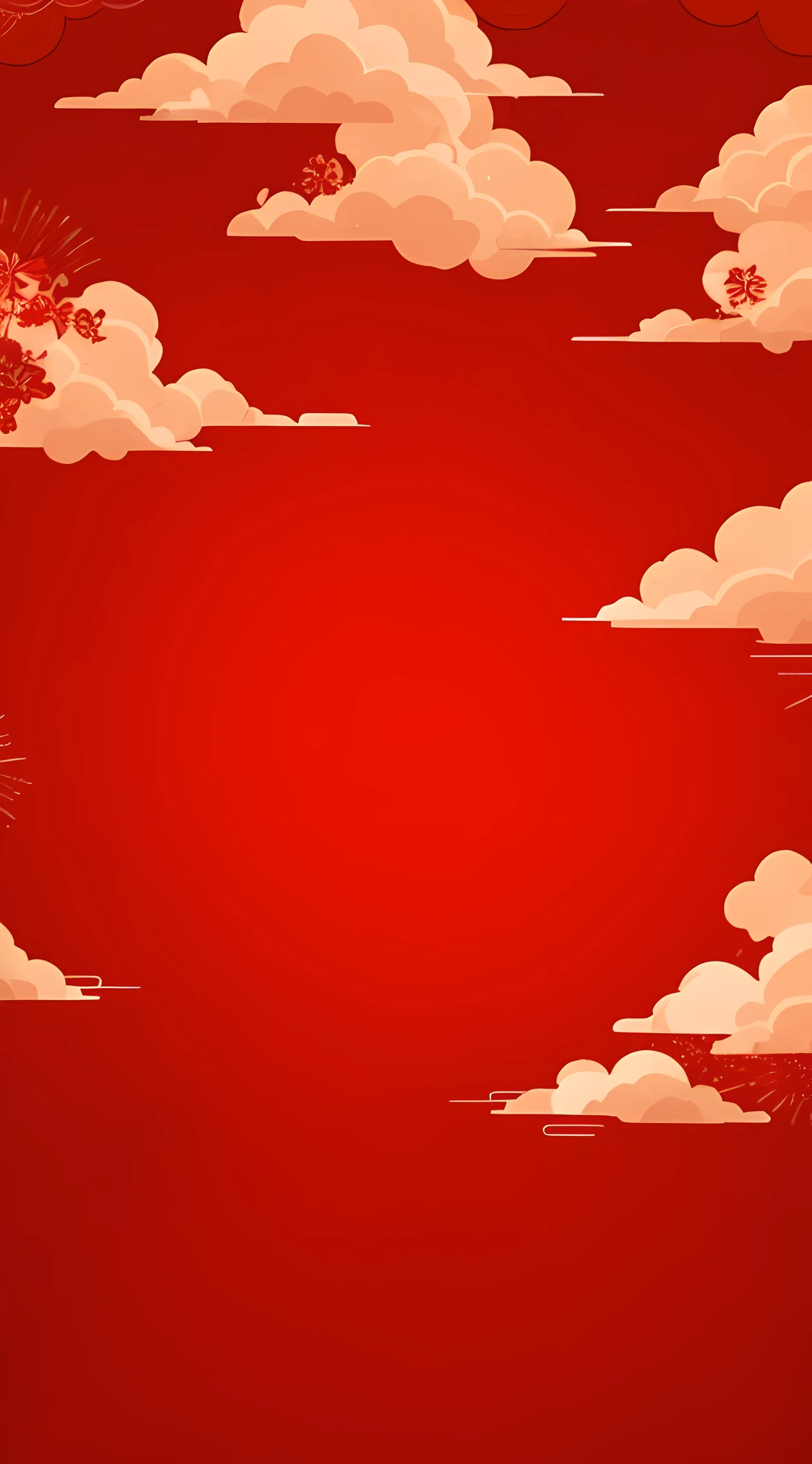 Red background with red and white design and red background with clouds, HD background, simple red background, solid color background complex, red background, pure red background, scarlet background, poster background, Zhong Yuan Festival, Ruan family, solid color background, red theme, red wallpaper design