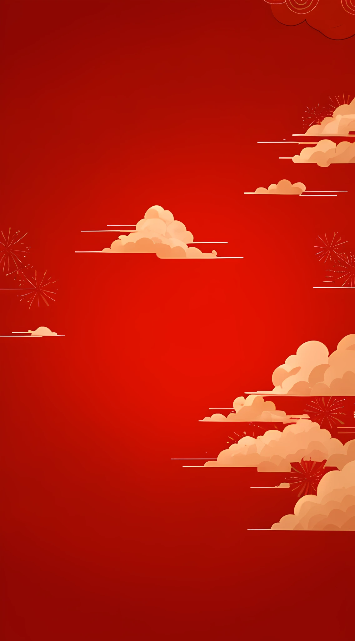 Red background with red and white design and red background with clouds, HD background, simple red background, solid color background complex, red background, pure red background, scarlet background, poster background, Zhong Yuan Festival, Ruan family, solid color background, red theme, red wallpaper design