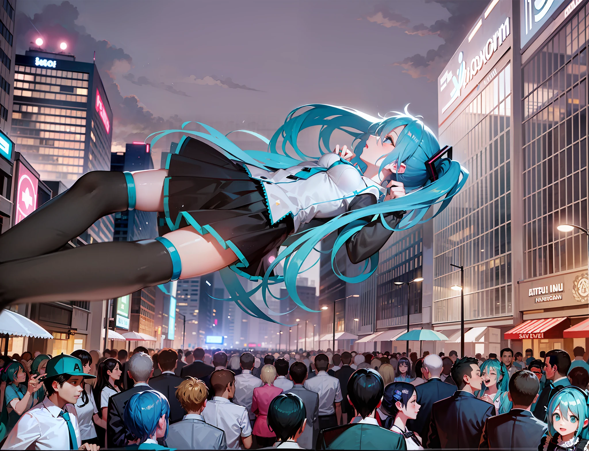 Hatsune Miku, Crowd,