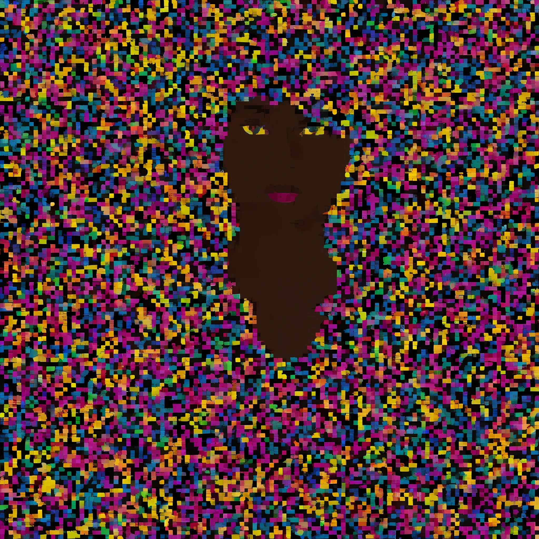 Create a collection of NFT, Realistic Black Woman, Africa, Vibrant Colors, Animals, Jungle