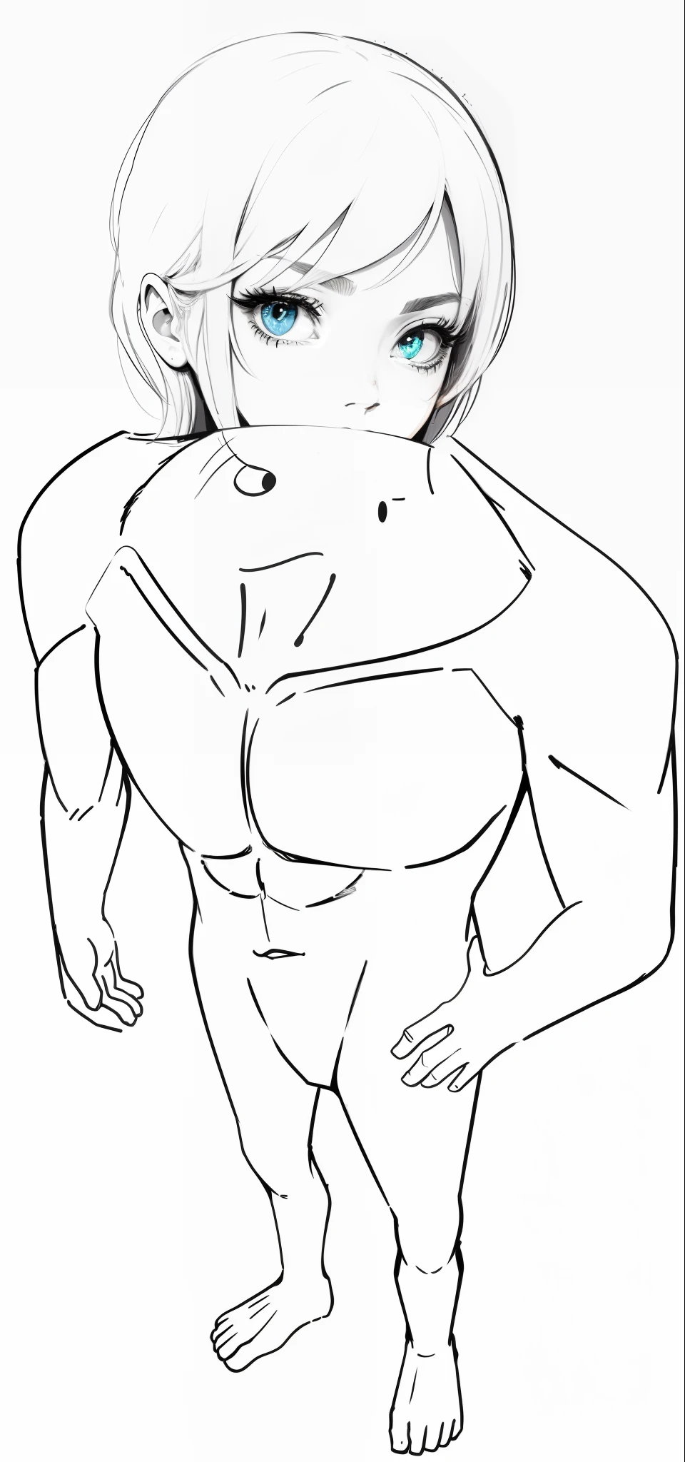Face, 2d drawing style --auto --s2