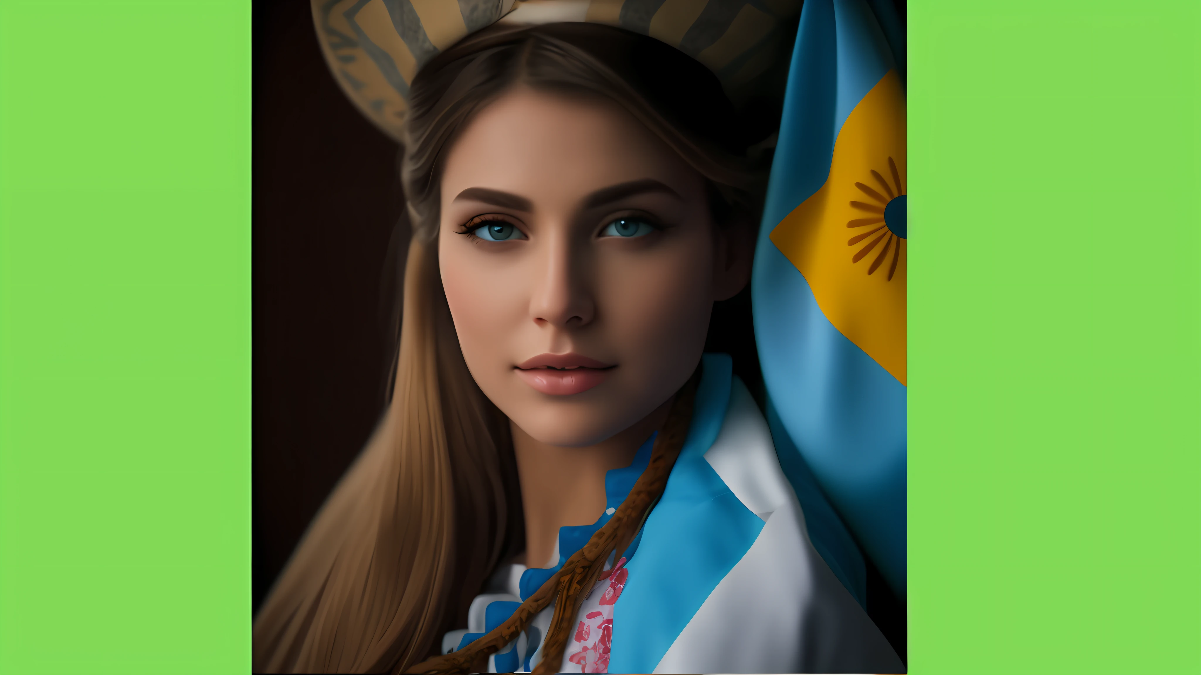 Make the photo more realistic. Improve the quality to 8k, improve the resolution, improve the details of the skin, and make it more beautiful and put the blue eyes