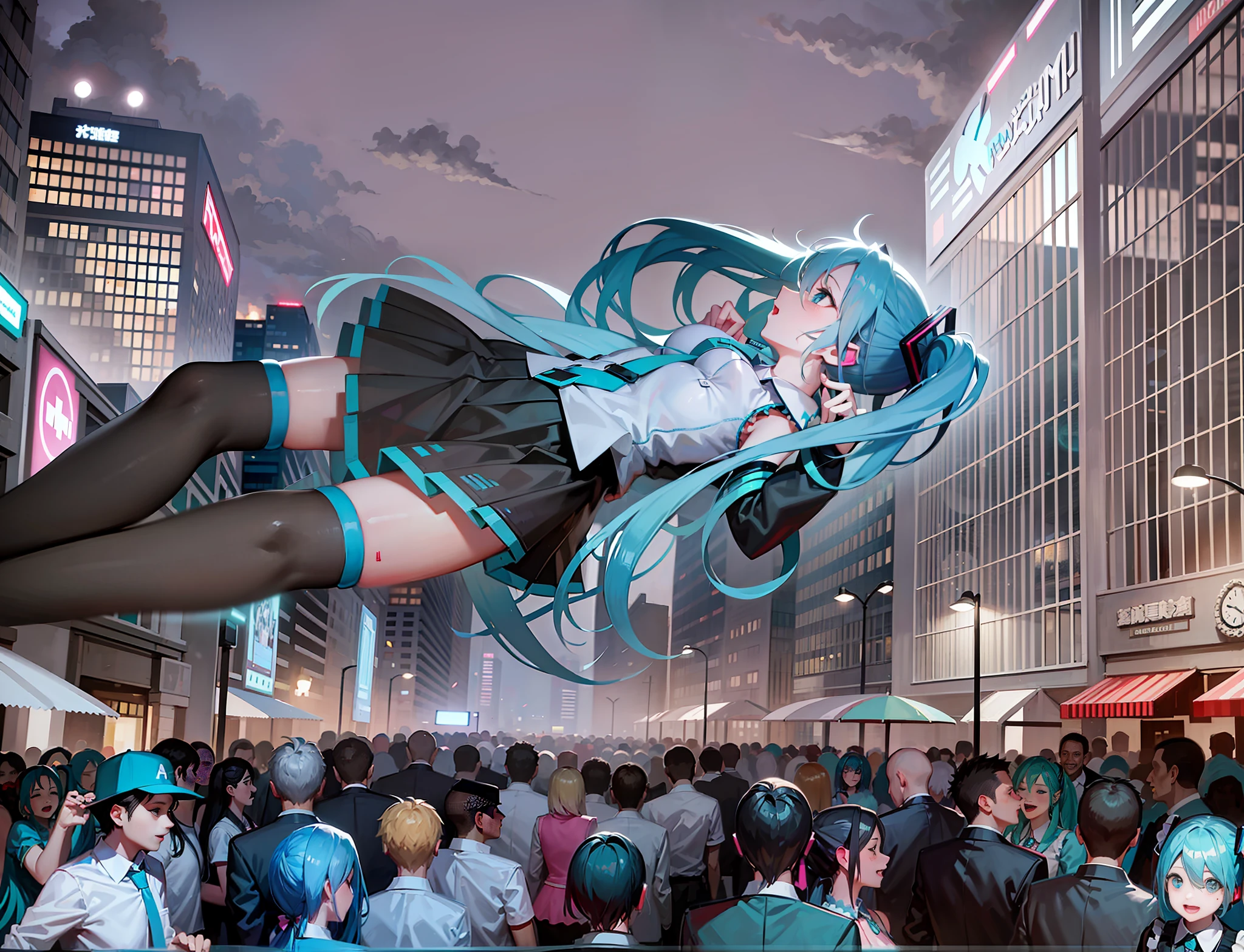 Hatsune Miku, Crowd,