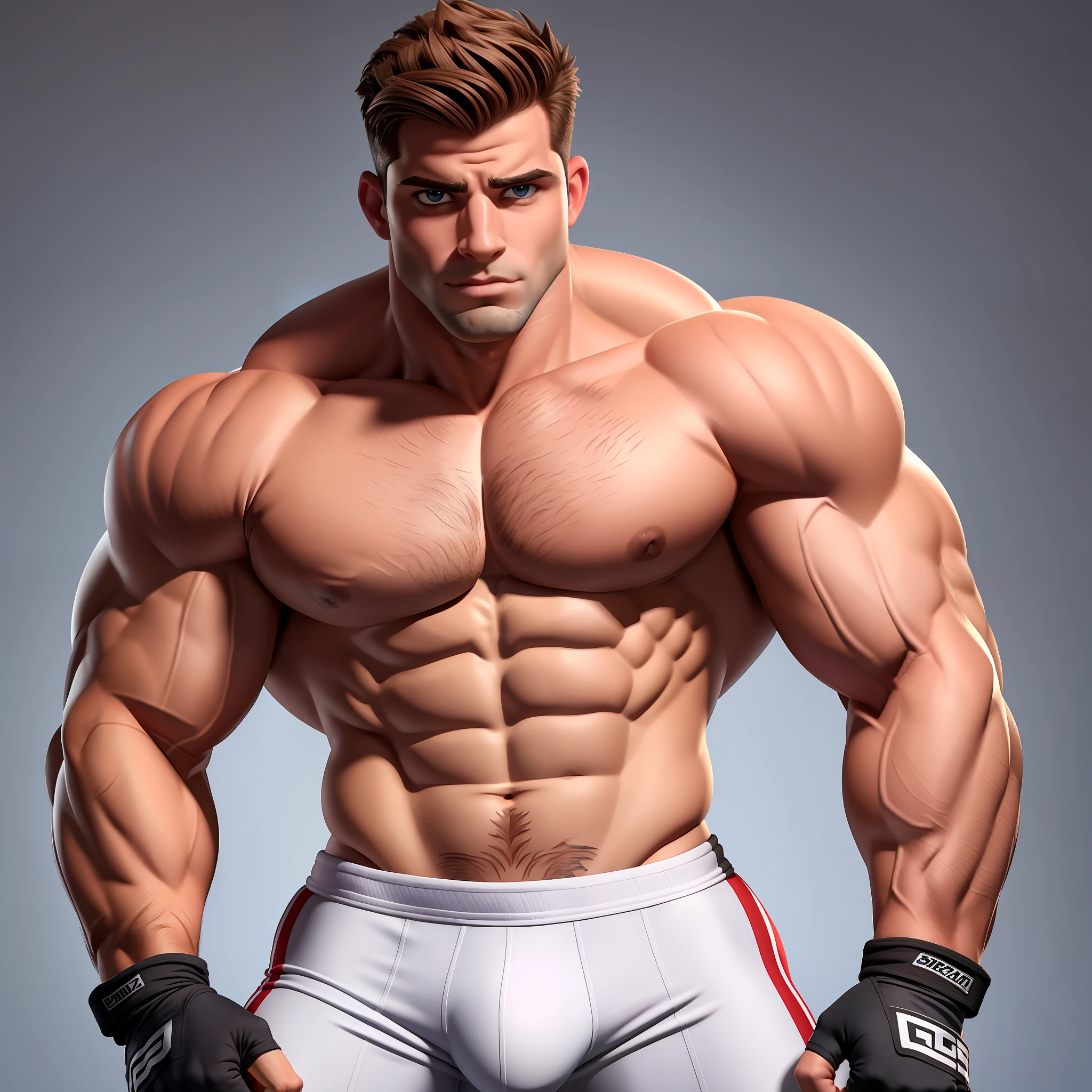 ((Bara)) Muscled slightly arrogant Nebraska college frat jock bully teasing in his skimpy football gear, compact, tidy small and realistic bulge. He looks like David Charvet and Cody Calafiore crossed with Tony Dow (pouty lips); crop top; perfect hands, fingerless gloves