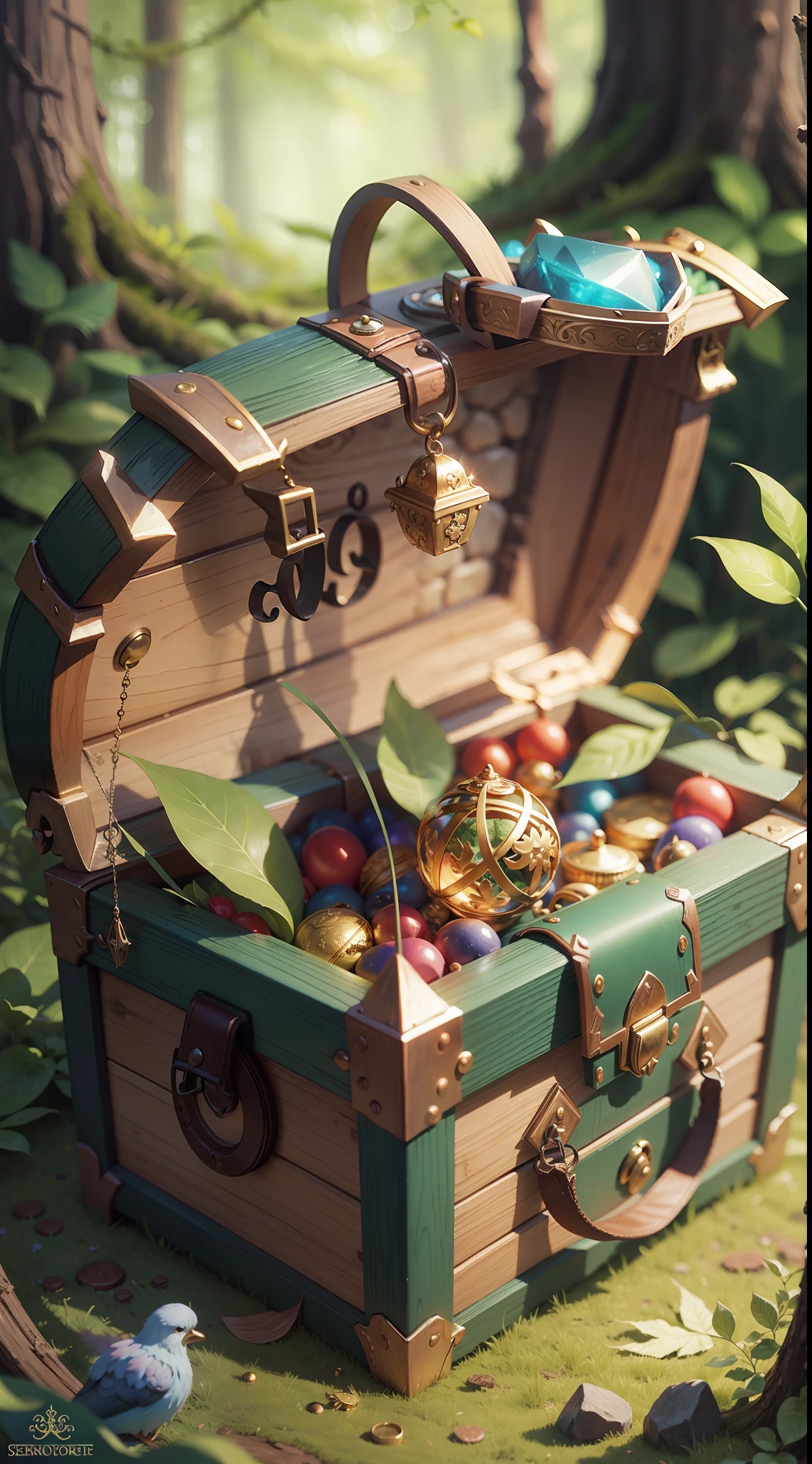 Enchanted magic Forest, Treasure Chest, --auto --s2