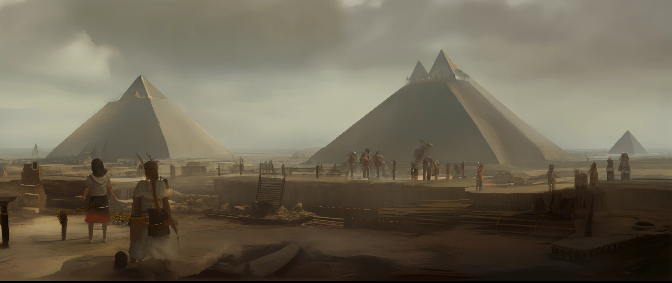Building the pyramids of Egypt