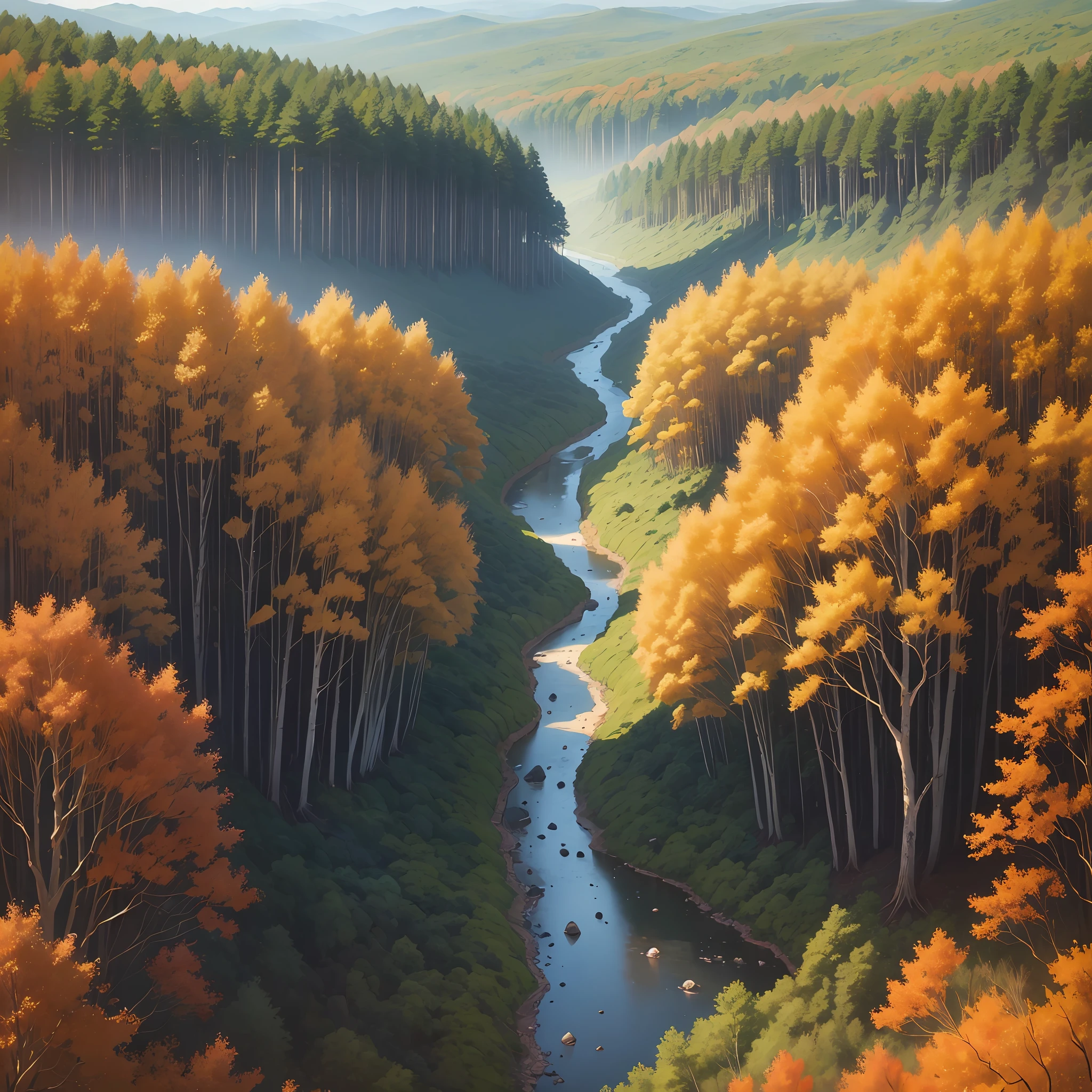 Afternoon, Deciduous Forest, Heathland, Rainforest, Plains, Meadow, Steppe, Valley, fantasia