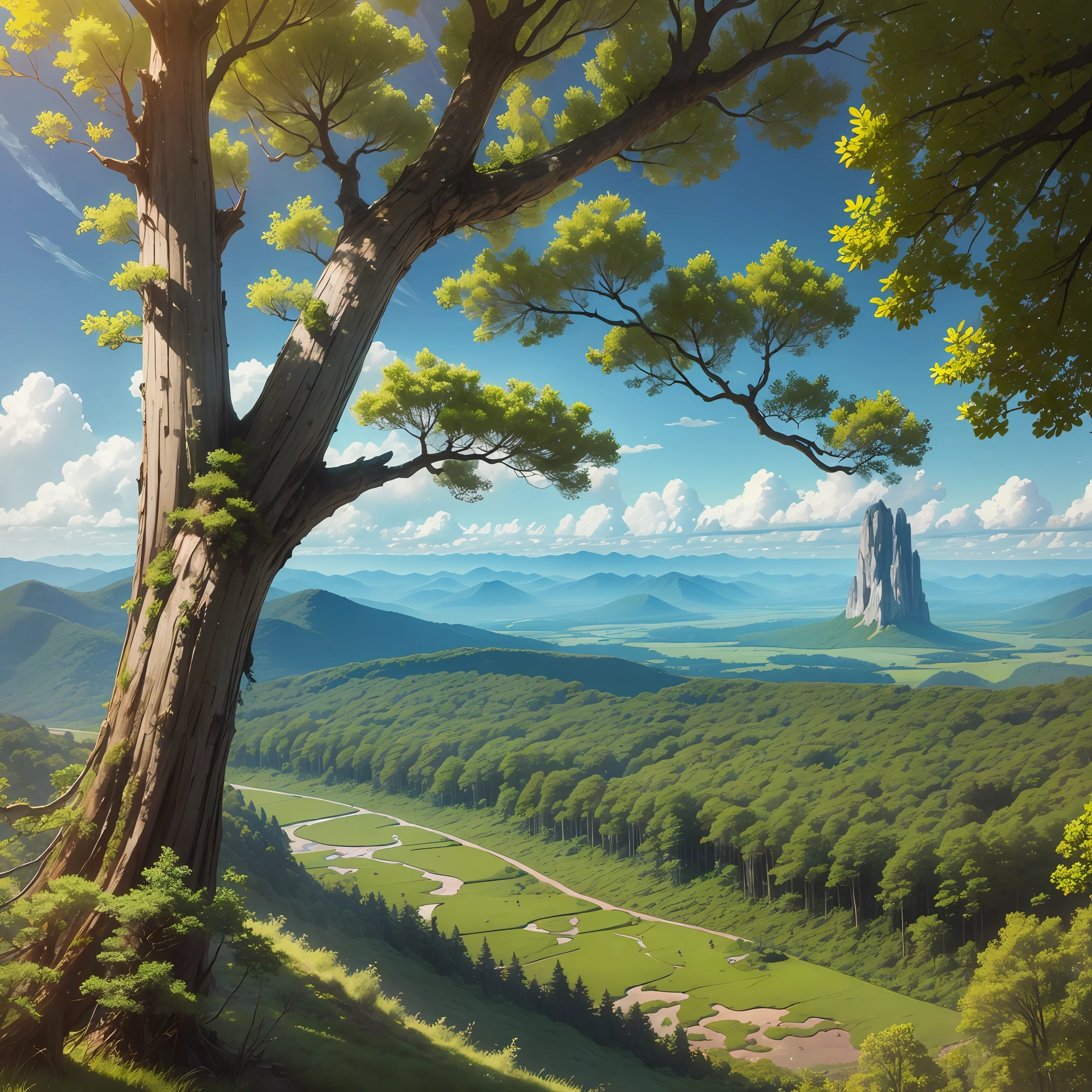 Afternoon, Deciduous Forest, Heathland, Rainforest, Plains, Meadow, Steppe, Valley, fantasia