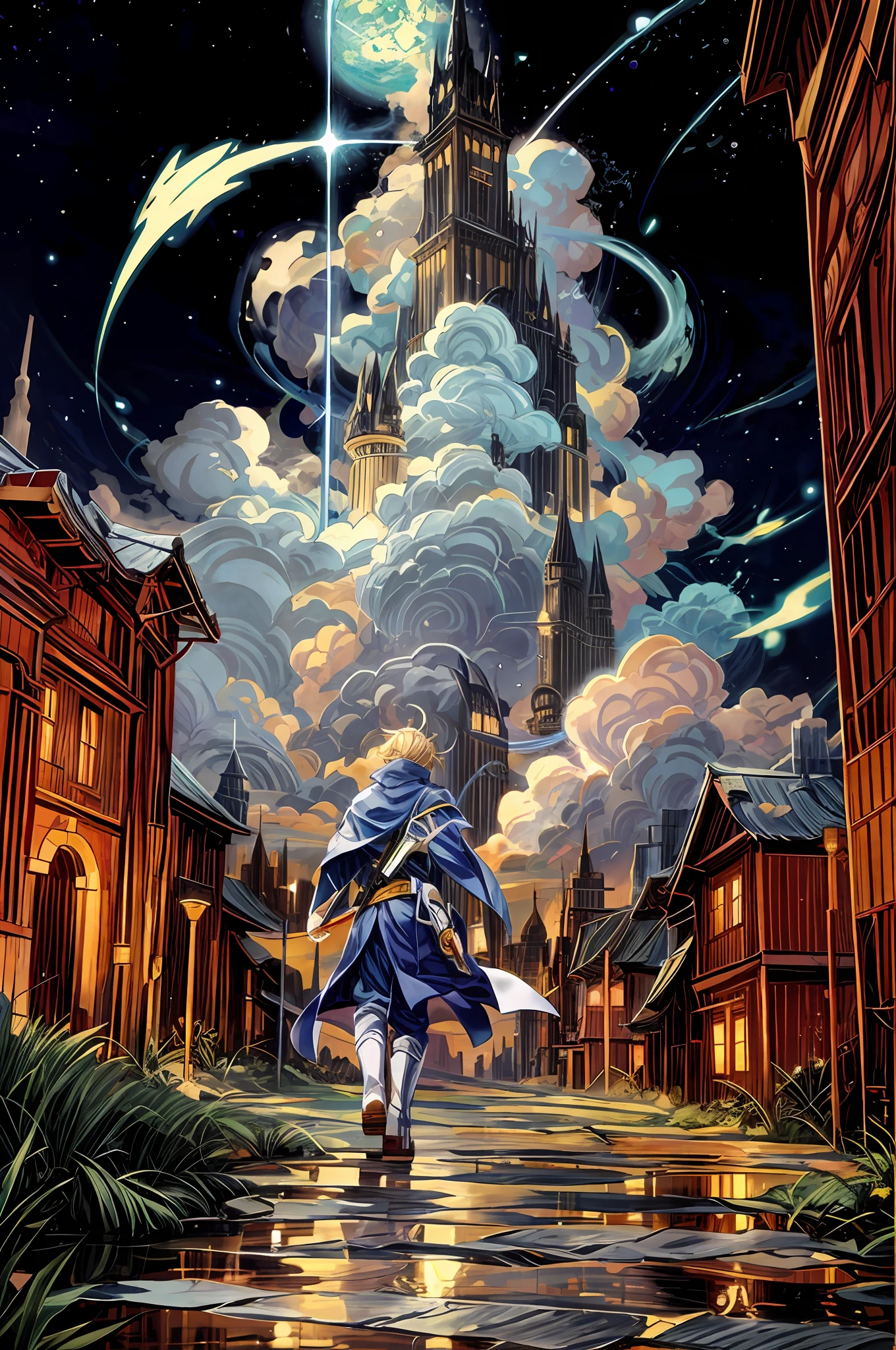 Cover of a light novel with anime art