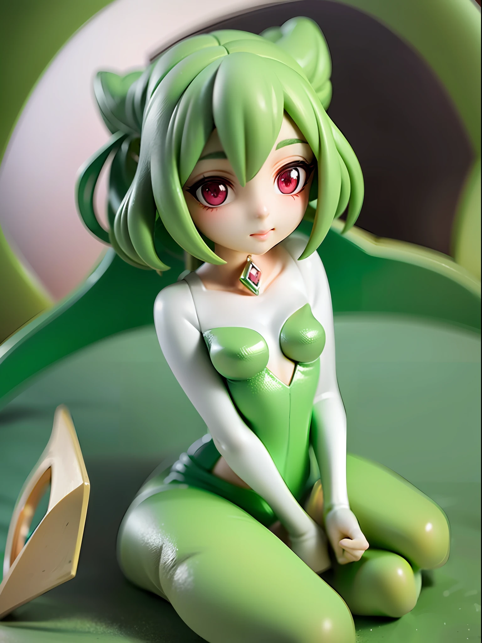 gardevoir, white dress, creatures \(company\), game freak, nintendo, pokemon, pokemon \(game\), at night, on grass, full moon, 
BREAK
bangs, colored skin, female focus, flat chest, gen 3 pokemon, green hair, green skin, hair over one eye, multicolored skin, pokemon \(creature\), red eyes, short hair, two-tone skin, white skin
BREAK
,full body, (chibi:0.7), [realistic], [3d], (3dcg), ((octane render)), [fisheye],full body,dutch angle, harada takehito
BREAK
(8k, RAW photo, best quality, masterpiece:1.2), ultra high res, (((realistic, photo-realistic))), professional lighting, detailed lighting, professional photography, fisheye, dynamic angle, high quality, high res, extremely detailed, bloom
BREAK
depth of field, sketch, sharp focus, soft lighting, good composition, god light highlight, detailed, (((photorealistic details))), detailed skin, to8contrast style